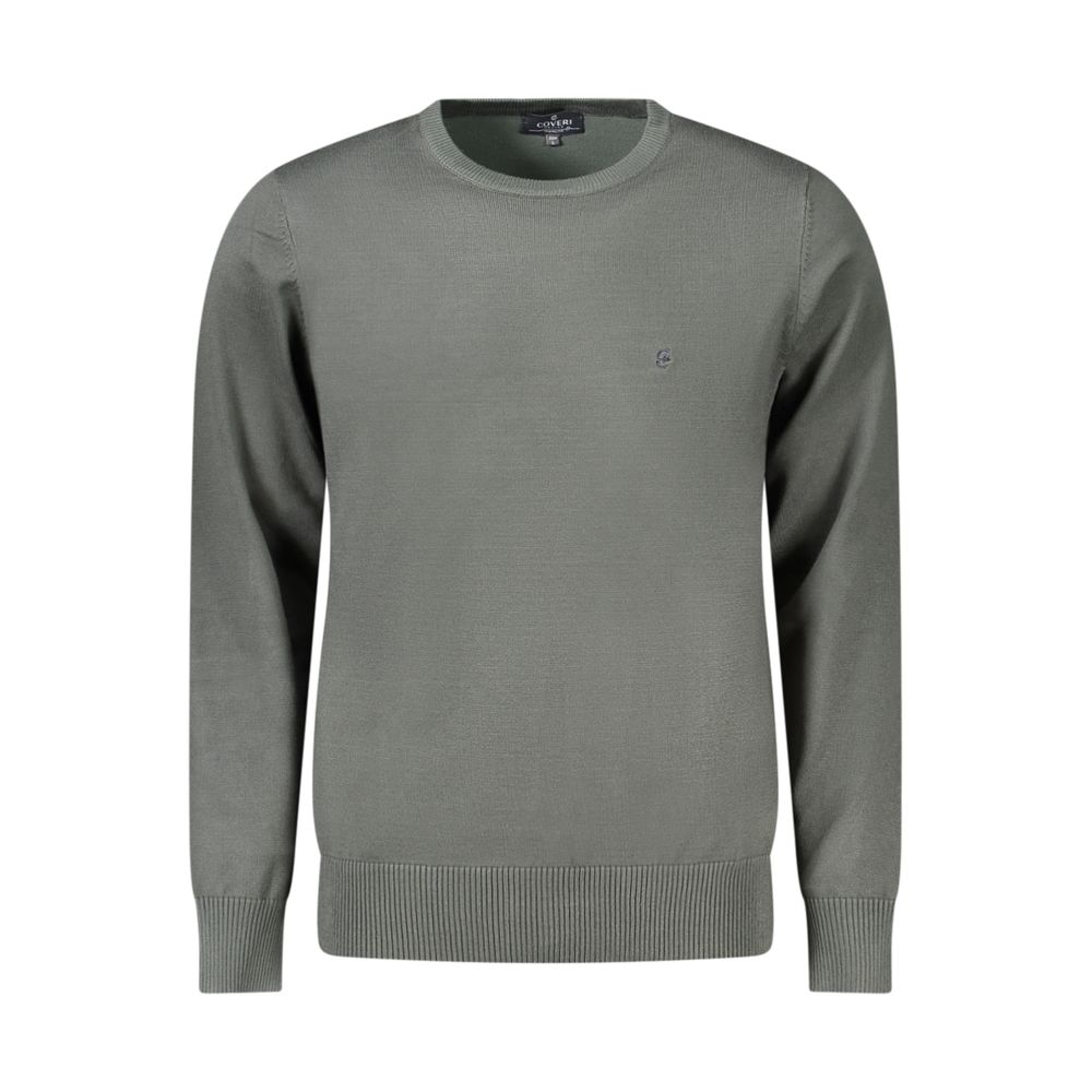 Green Nylon Men Sweater