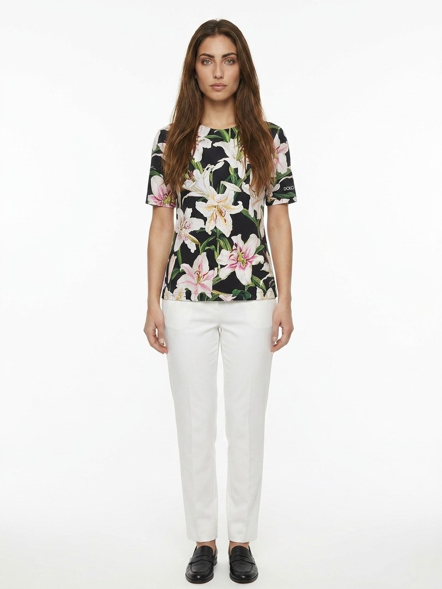 Multicolor Cotton T-Shirt