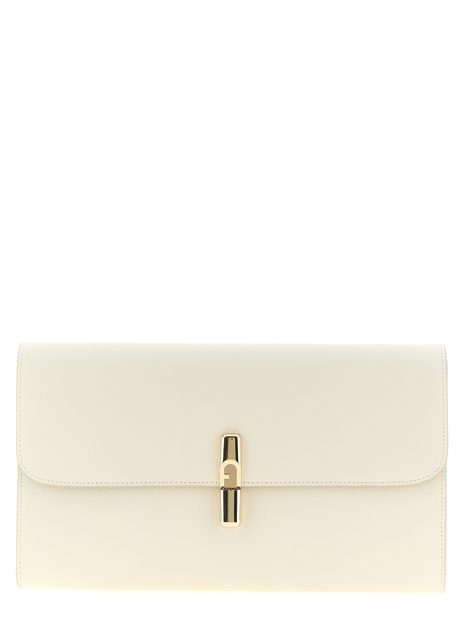 White Calfskin Clutch Bag