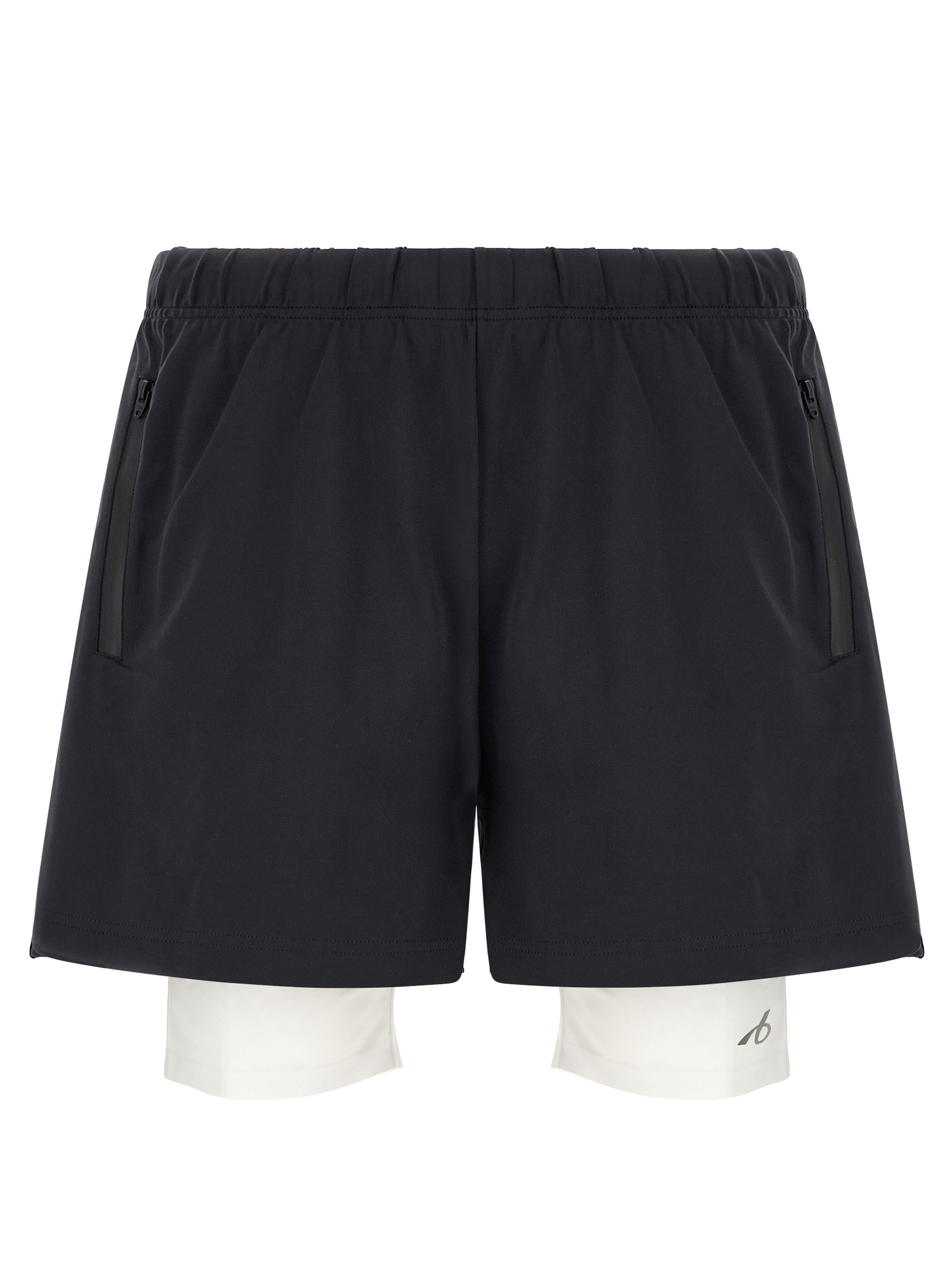 Bicolor Polyamide Bermuda Shorts