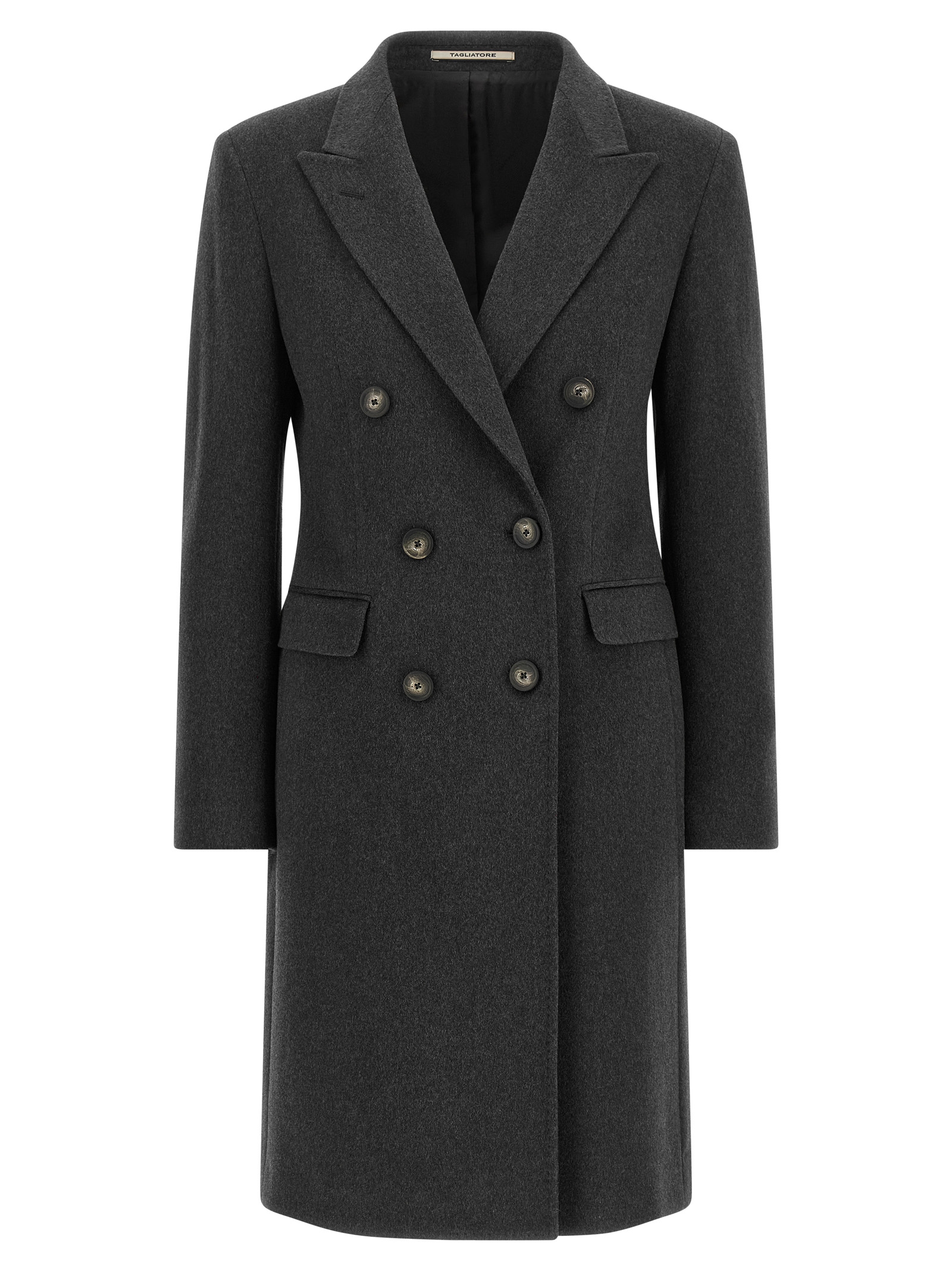 Gray Virgin Wool Coat