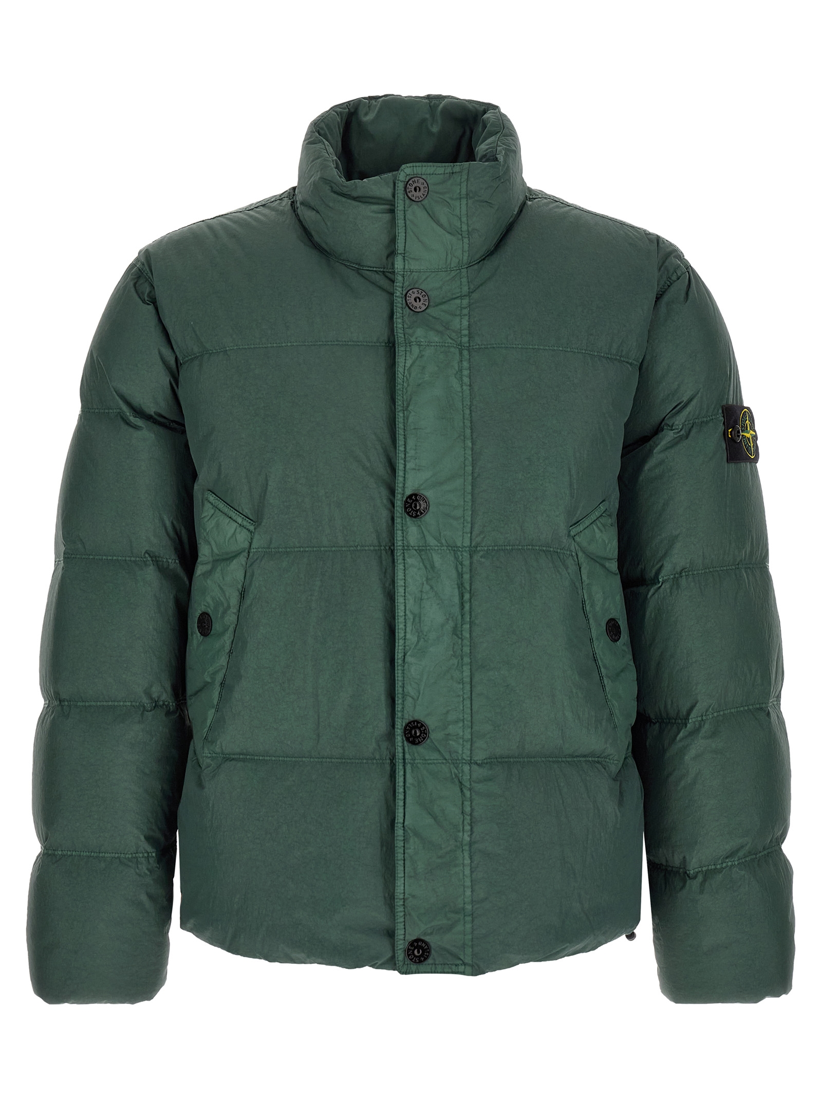 Bicolor Polyamide Full-Length Jacket