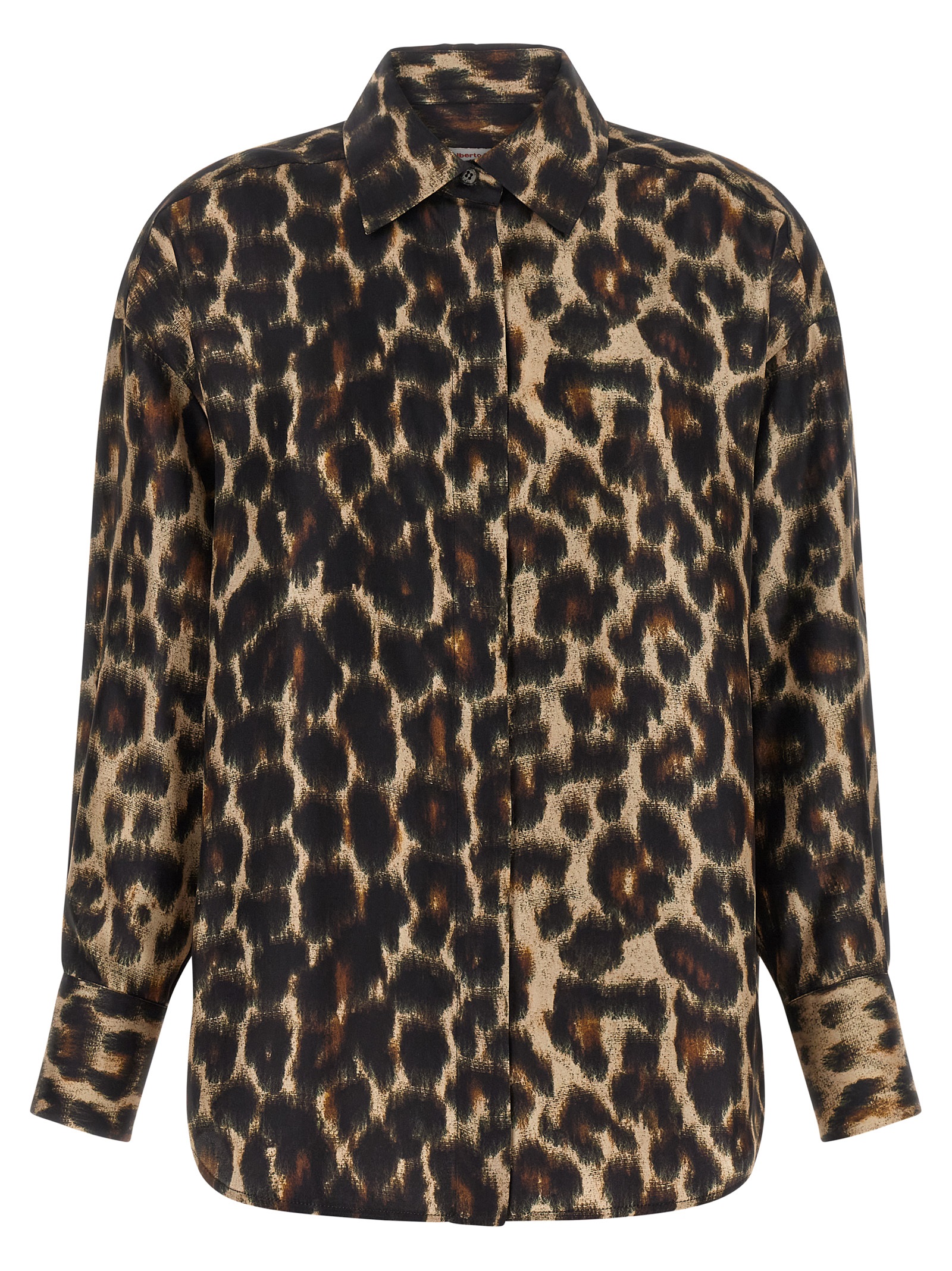 Brown Silk Blouse