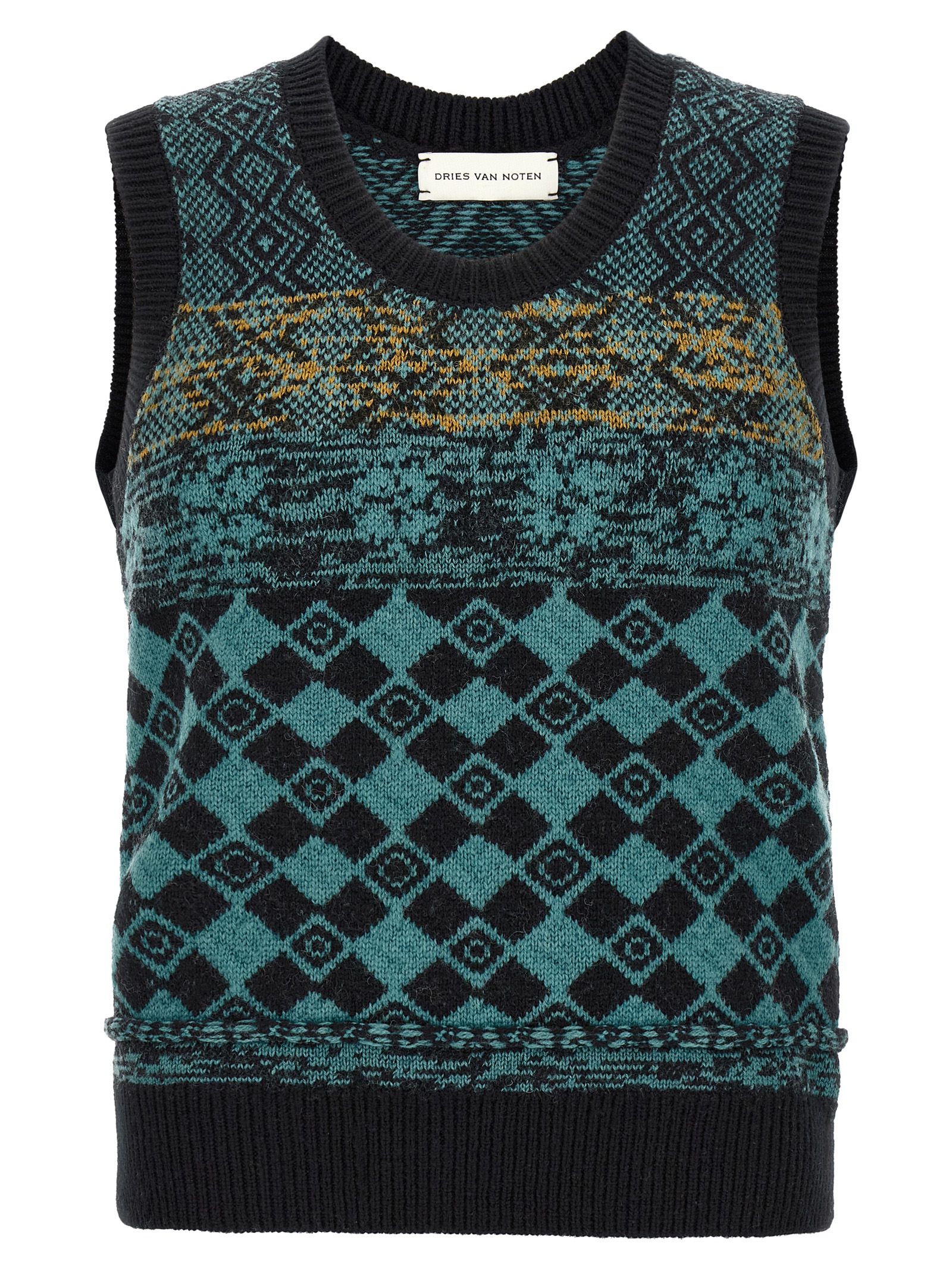 Multicolor Wool Cardigan