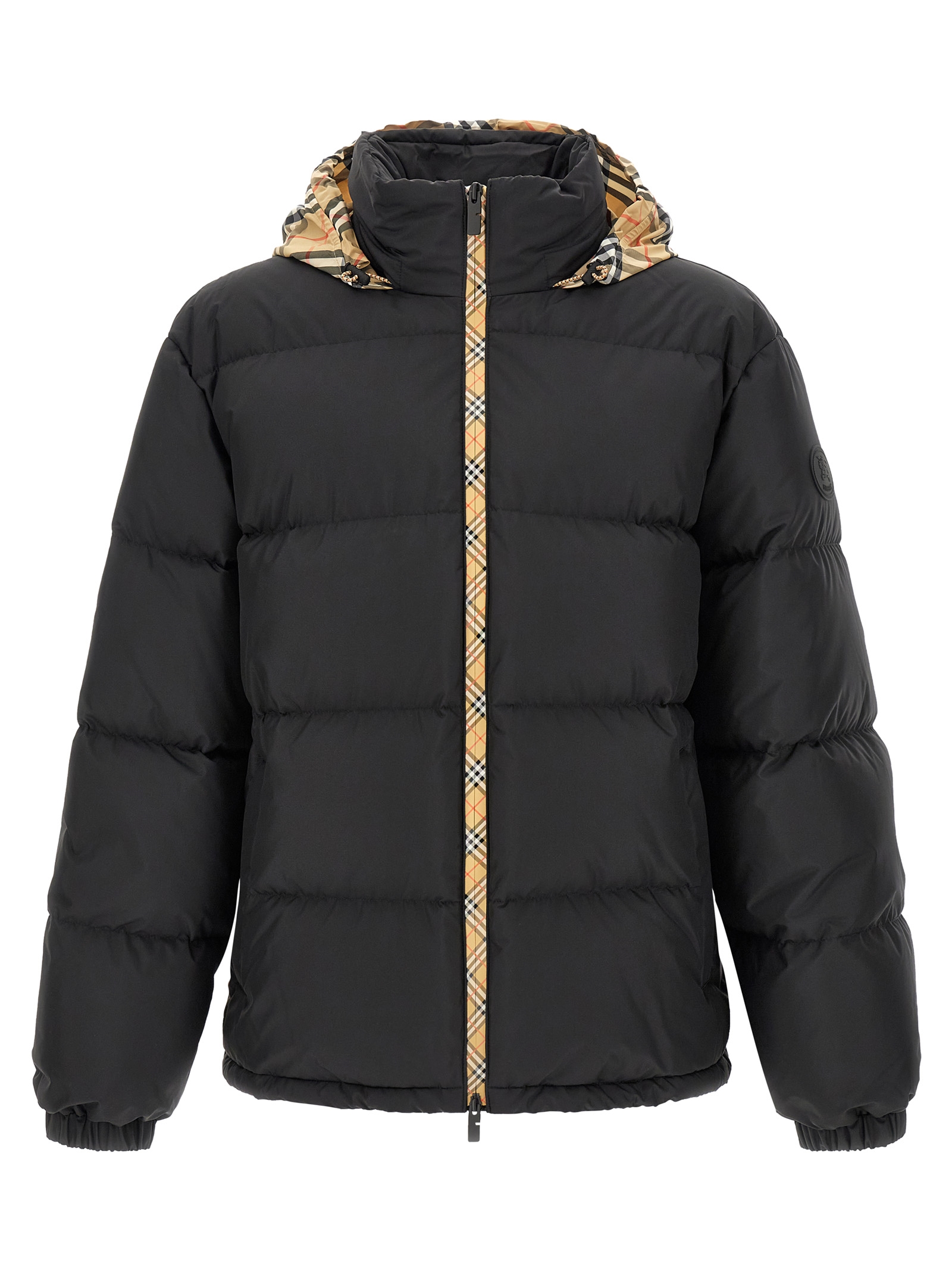 Black Polyester Parka