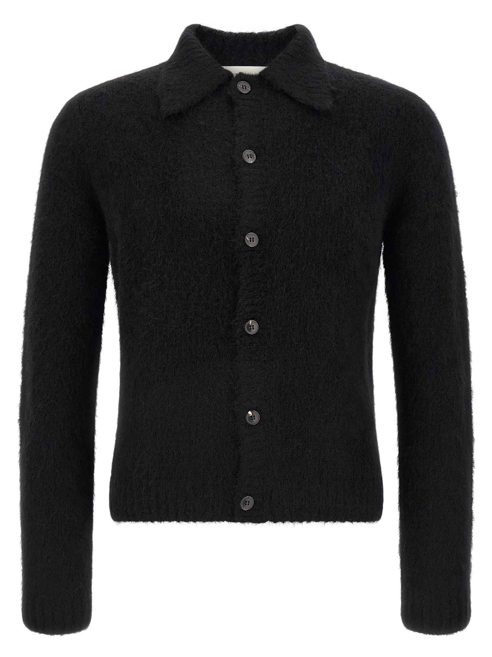 Black Wool Cardigan