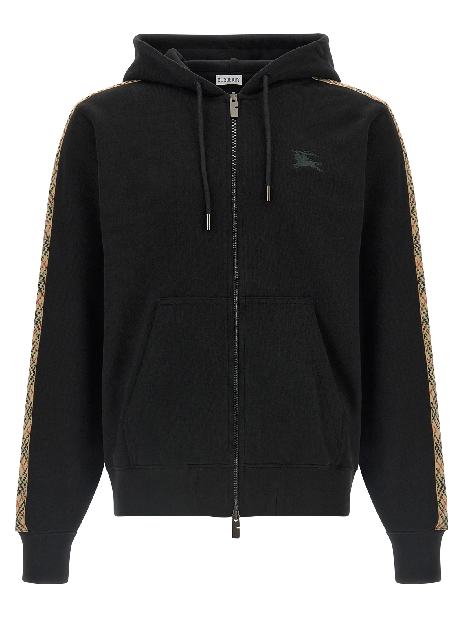 Black Cotton Sweatshirt