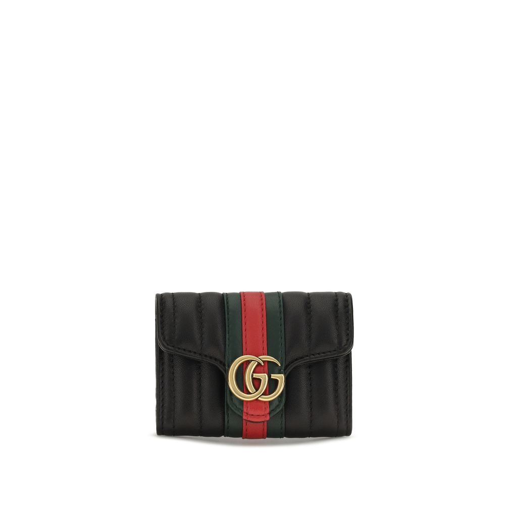 Gucci Black Calf Leather Bos Taurus Wallet Web