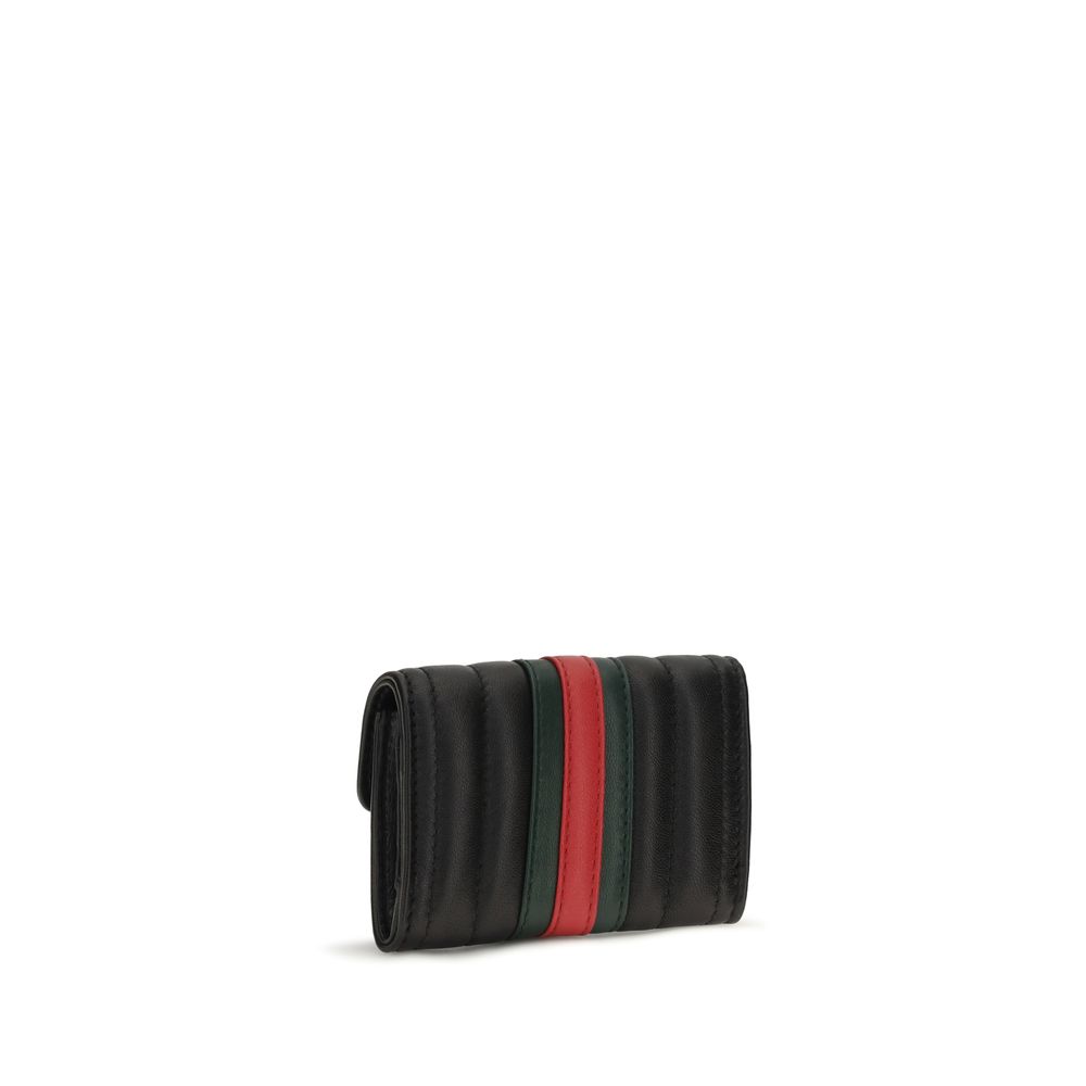 Gucci Black Calf Leather Bos Taurus Wallet Web 2