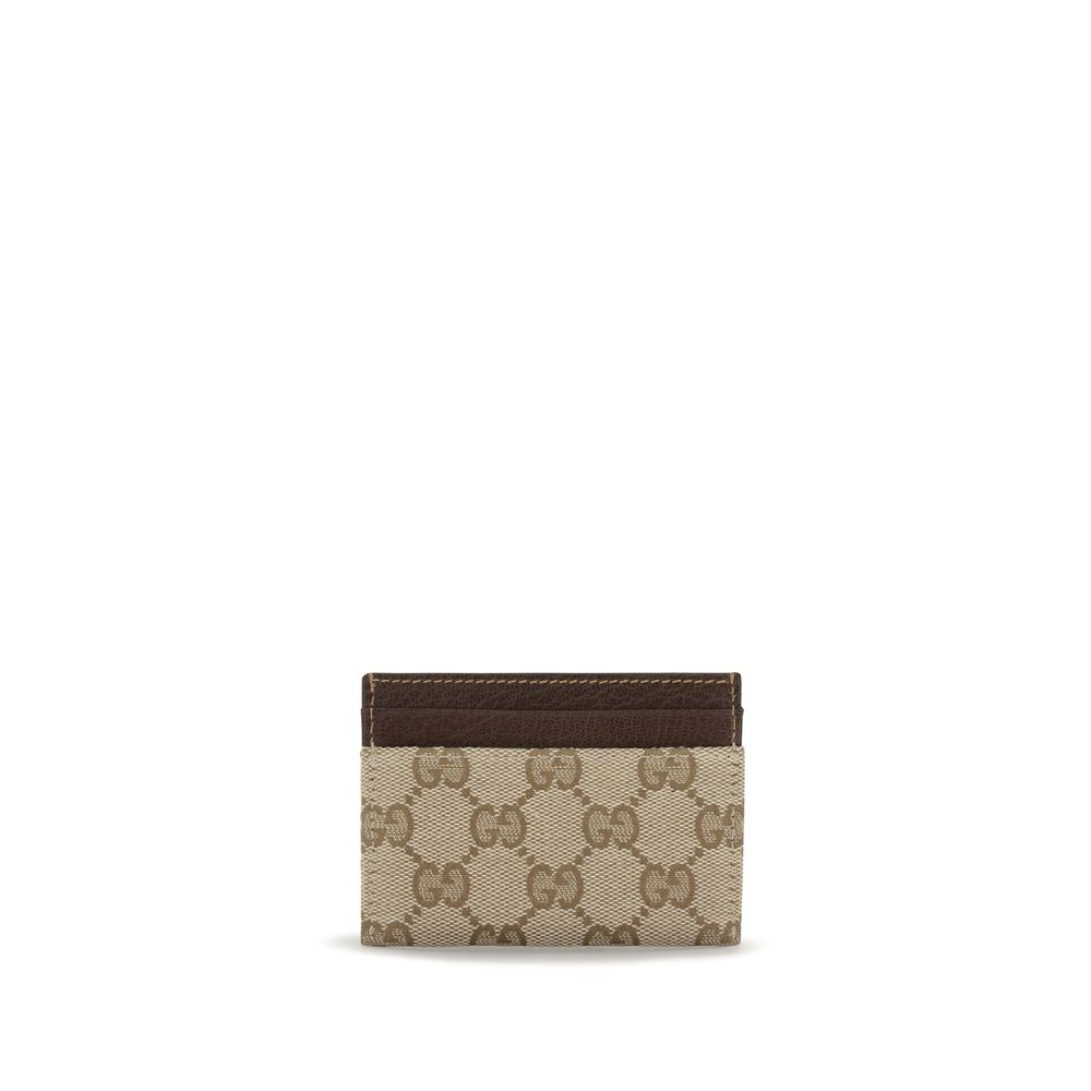 Gucci Brown Cotton Wallet Horsebit 2