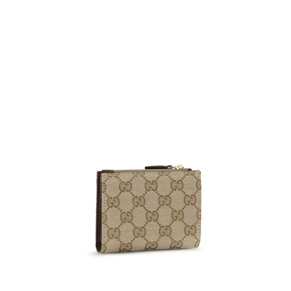 Gucci Brown Cotton Wallet 2