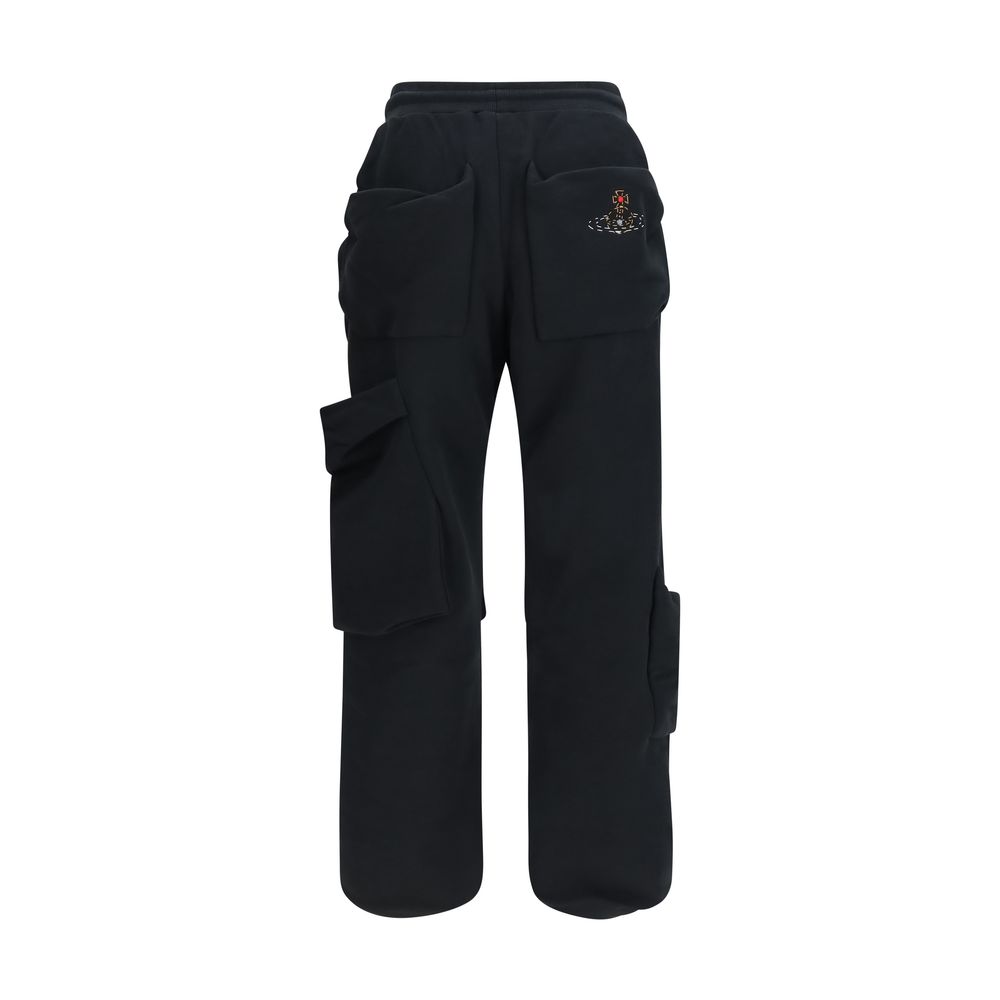 Vivienne Westwood Black Cotton Athletic Pants 2