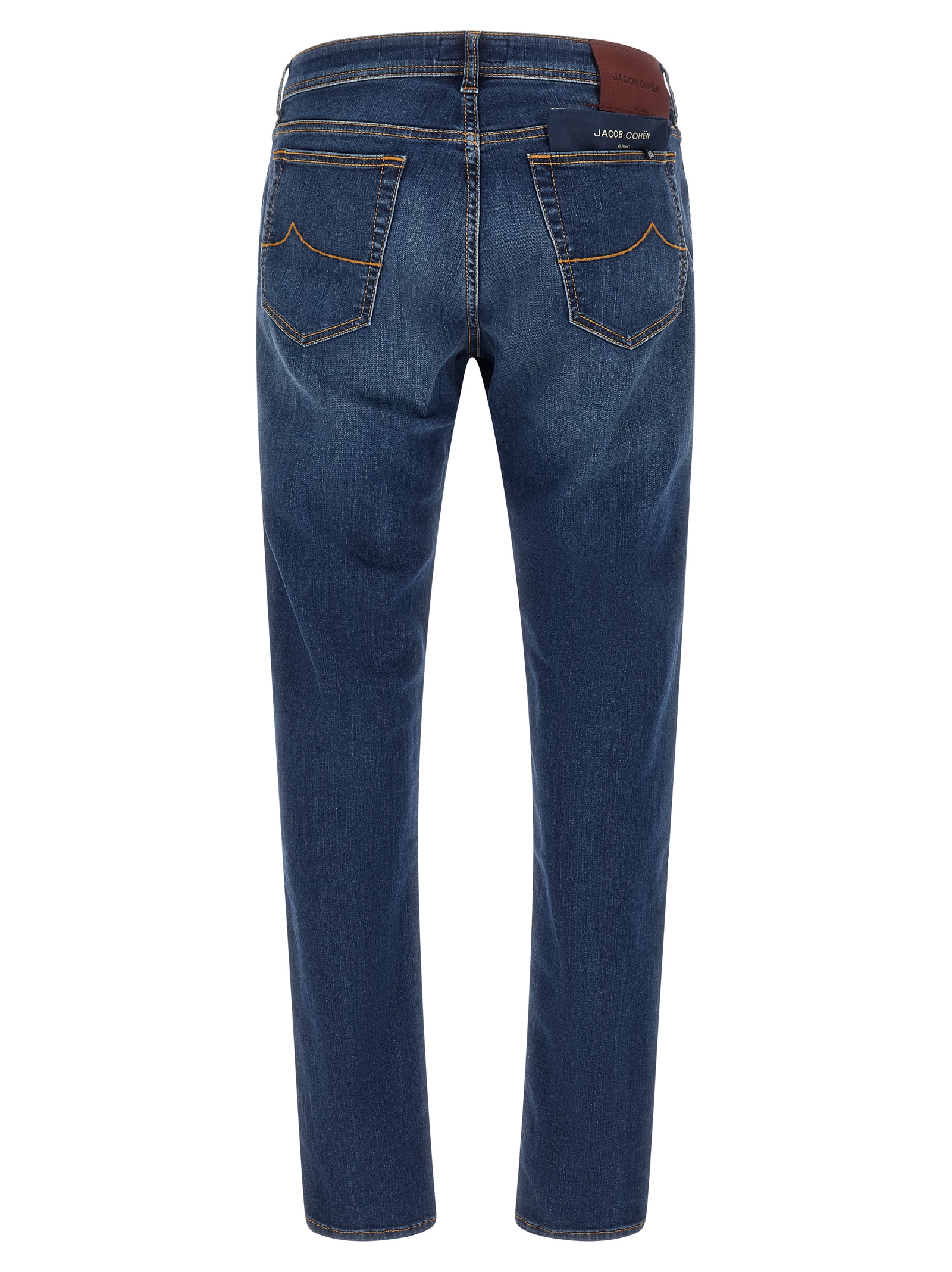 Jacob Cohen Blue Cotton Straight-Leg Jeans 2