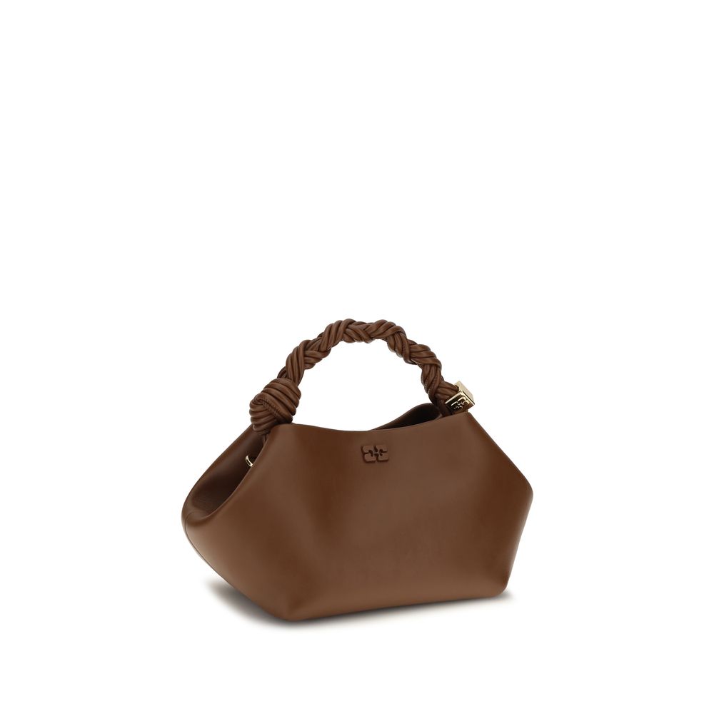 Ganni Bou Brown Recycled Leather Shoulder Bag 2