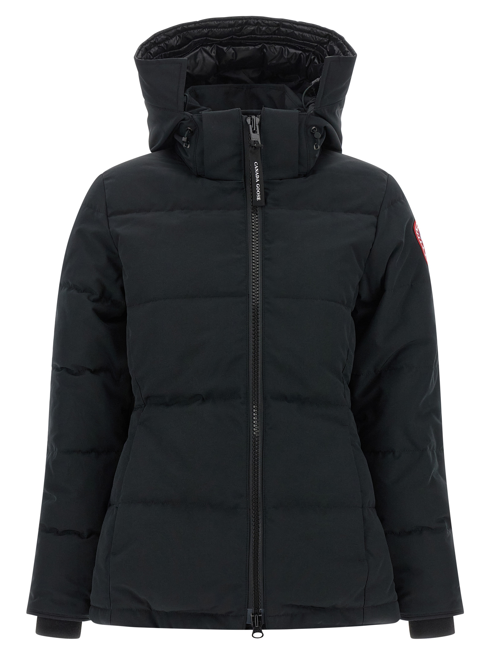 Black Polyester Parka