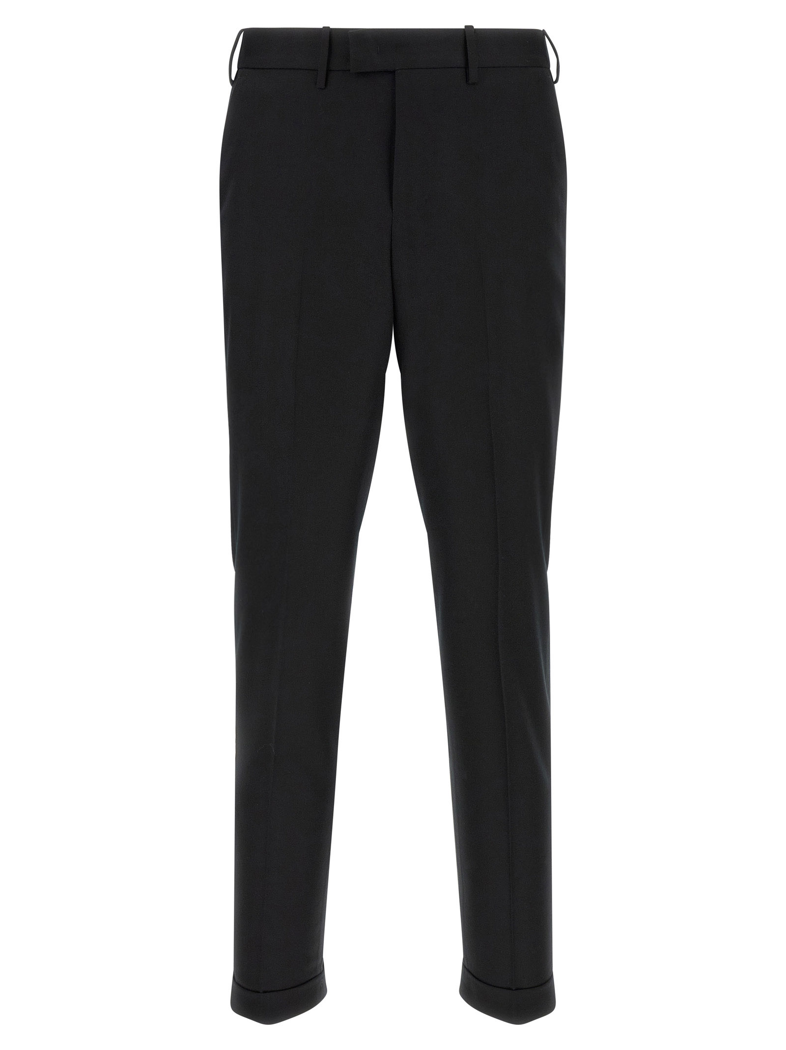 Black Virgin Wool Dress Pants