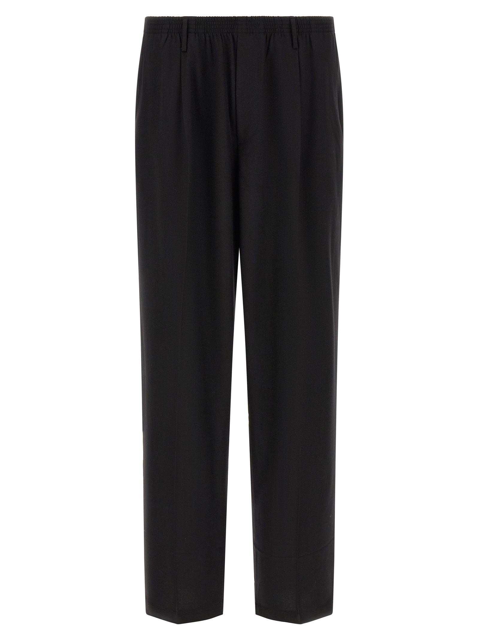 Black Virgin Wool Dress Pants
