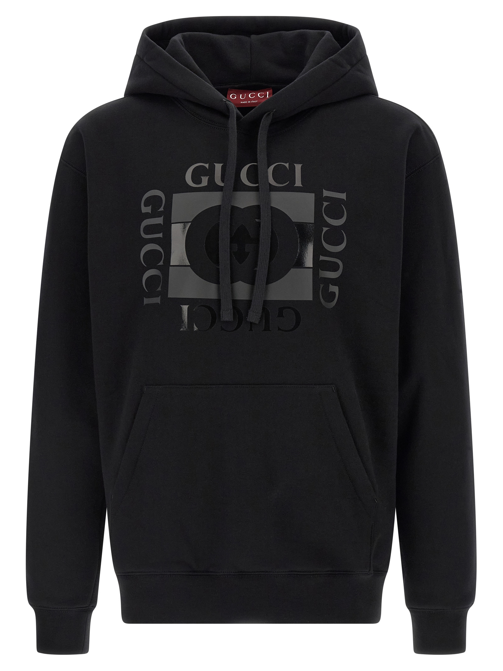 Black Cotton Sweatshirt