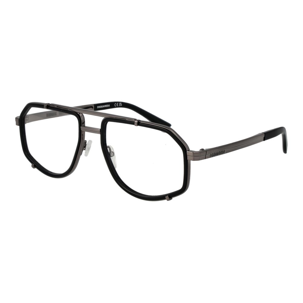 Black Metal Glasses (Frames)