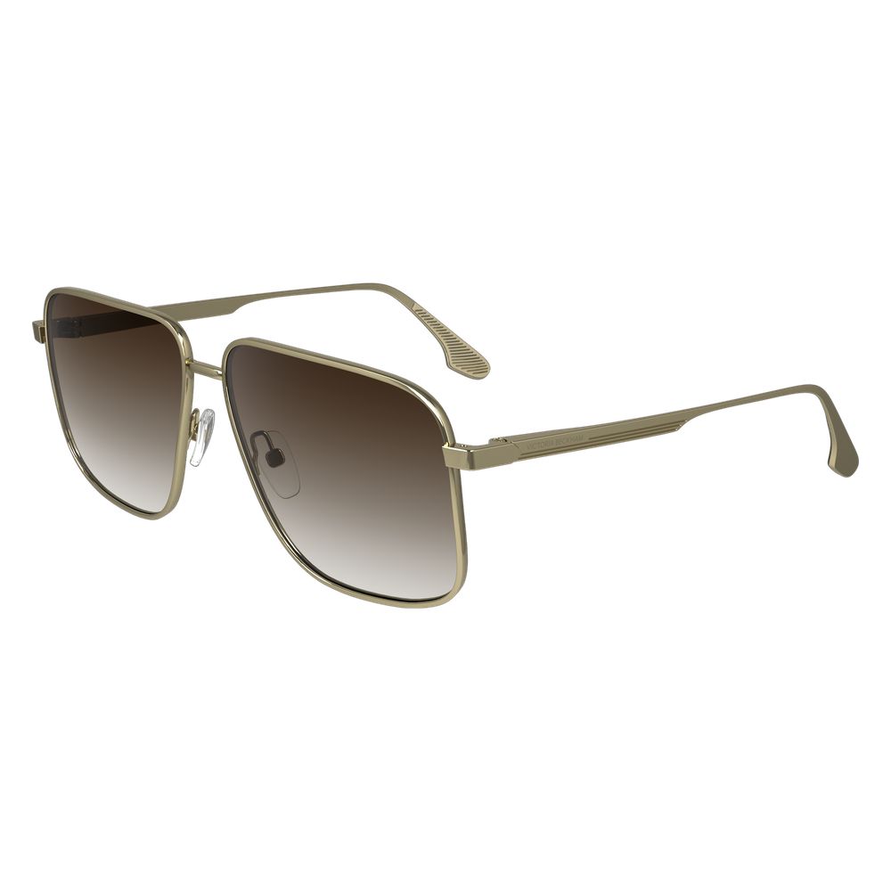 Victoria Beckham VI-1066584 Gradient-Lens Aviator Sunglasses — Gold