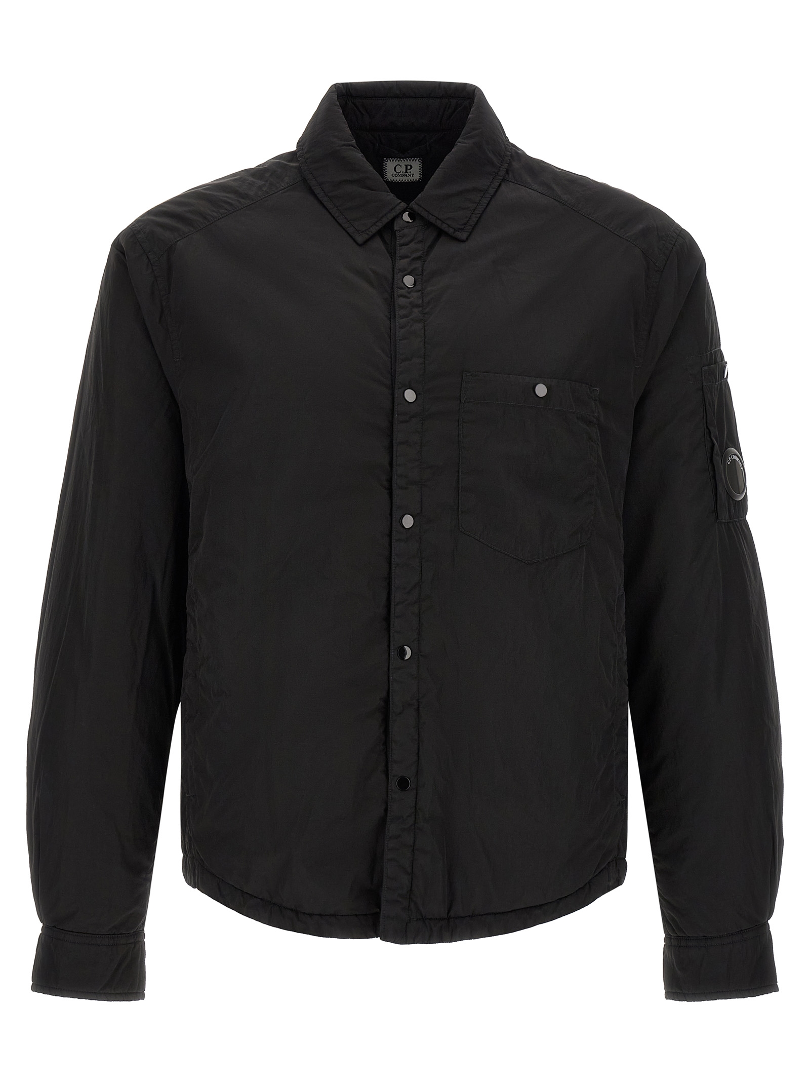 Black Polyamide Full-Length Jacket