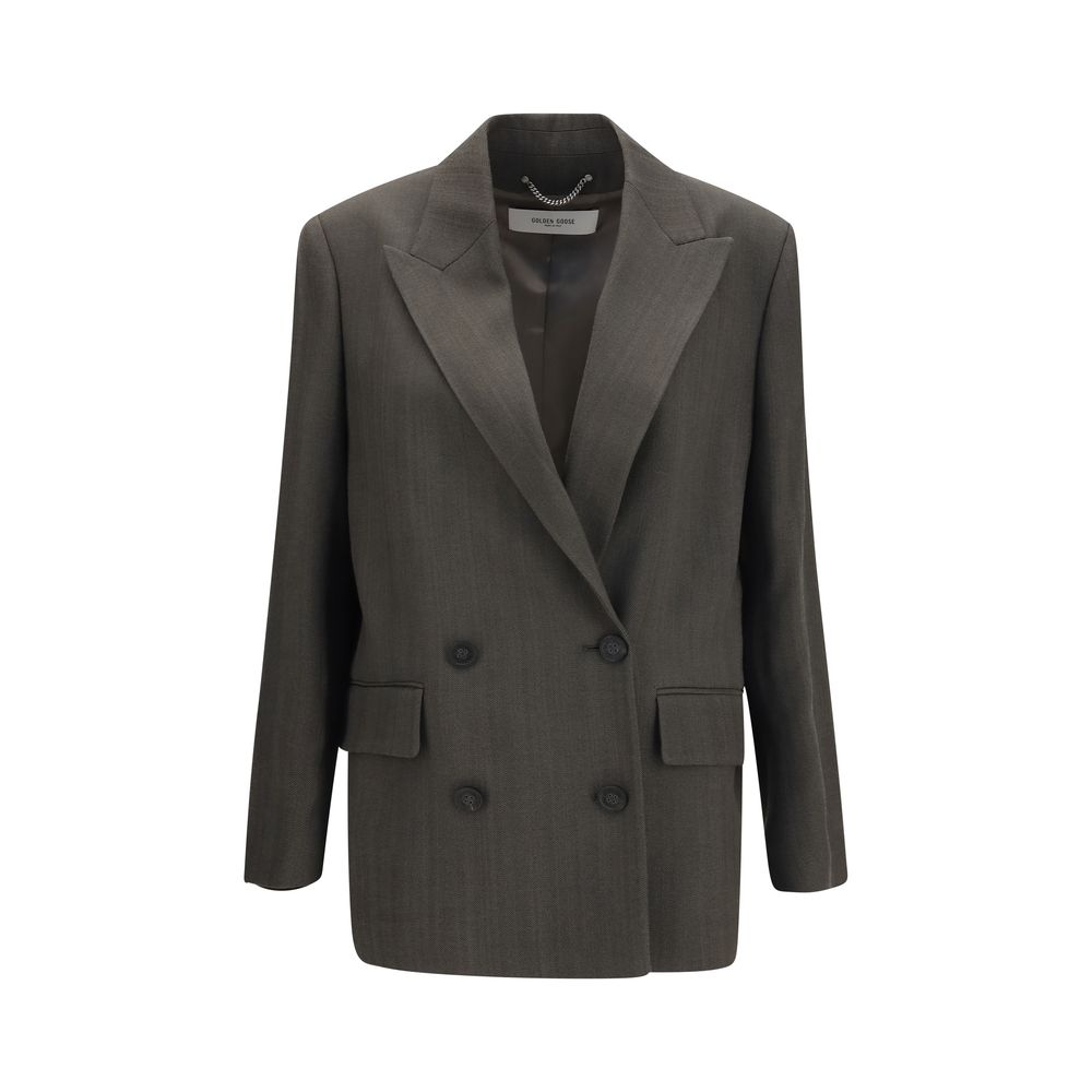 Bicolor Viscose Blazer