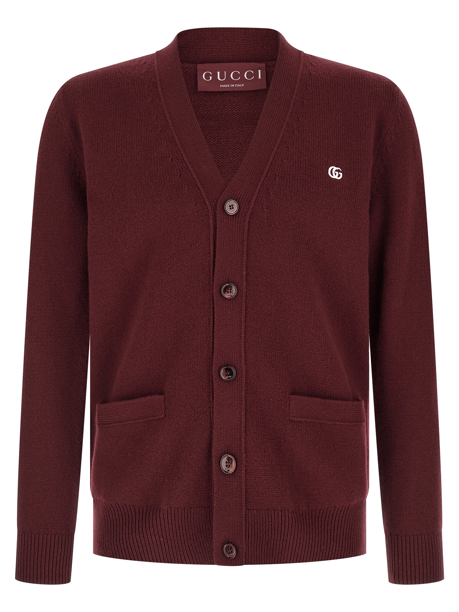 Bordeaux Cashmere Cardigan