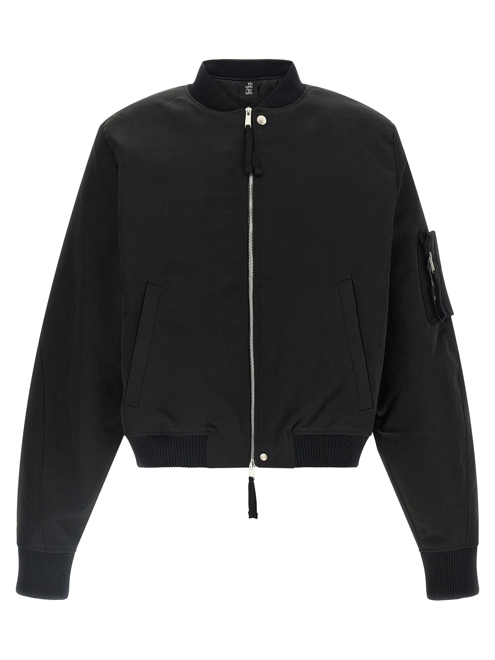Black Recycled Polyamide Bomber