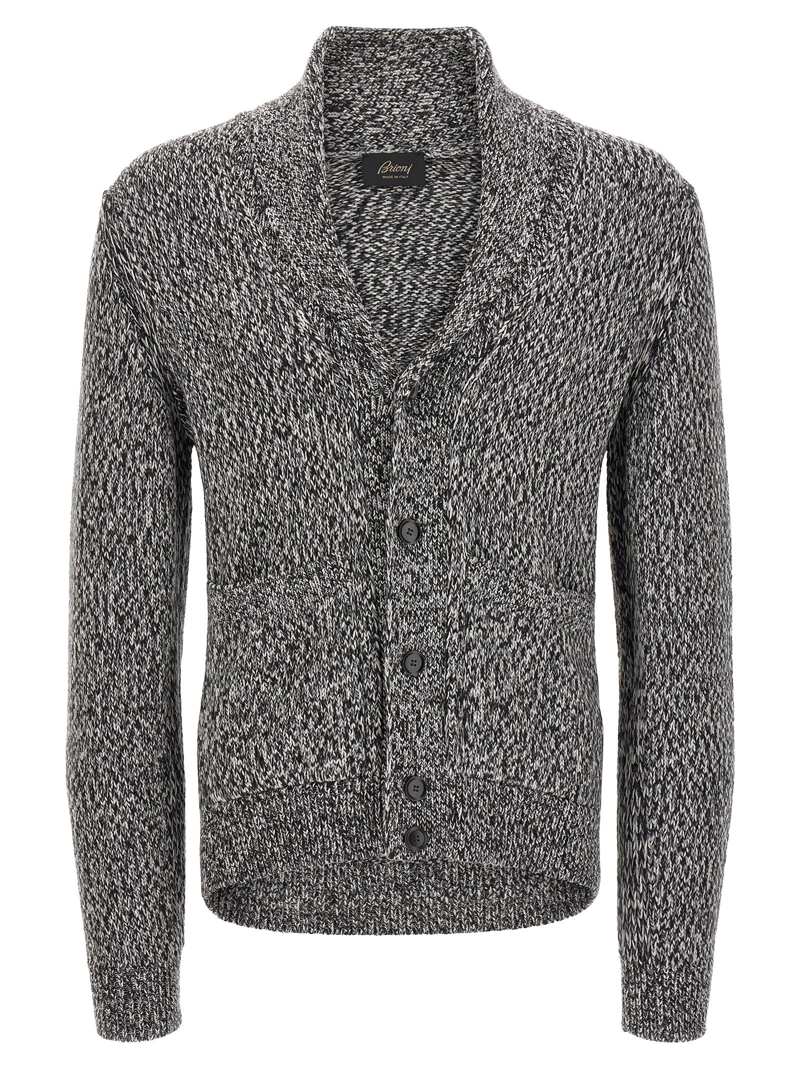 Bicolor Wool Cardigan