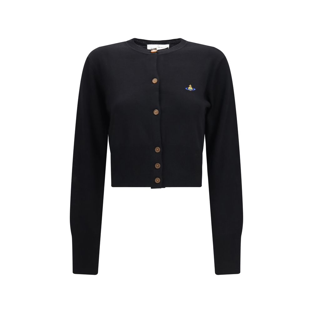 Black Silk Cardigan