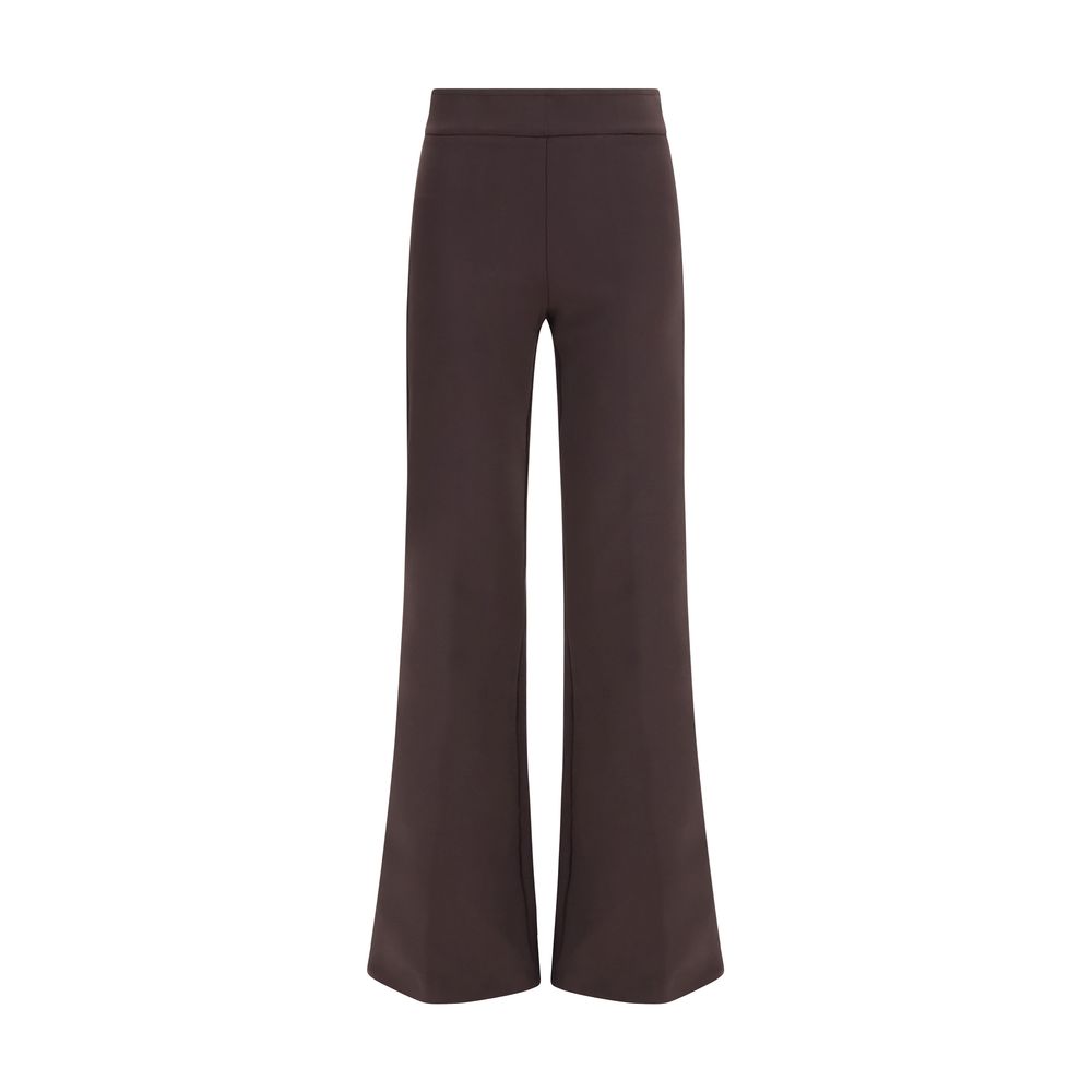 Brown Polyamide Casual Pants