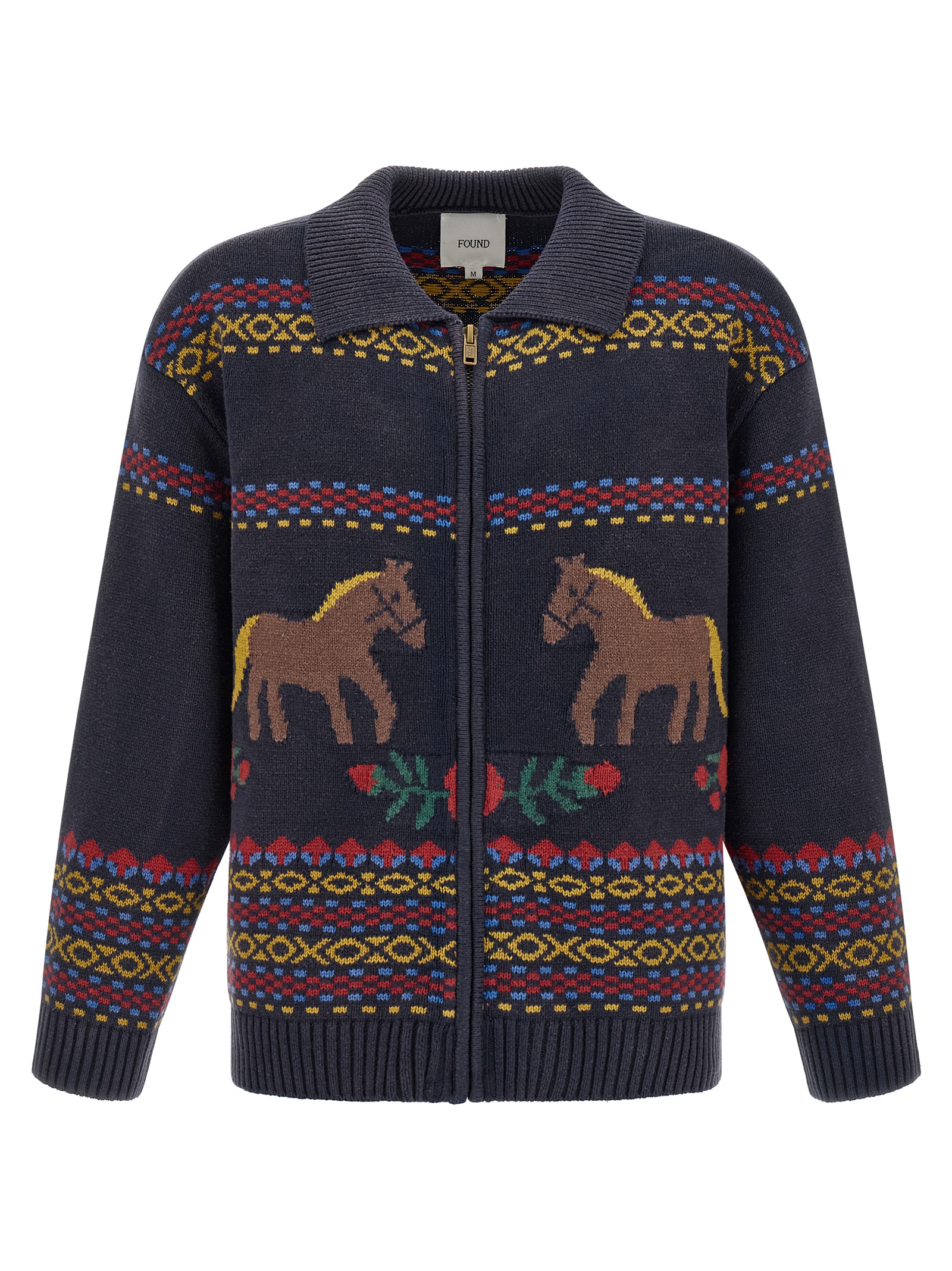 Blue Cotton Cardigan