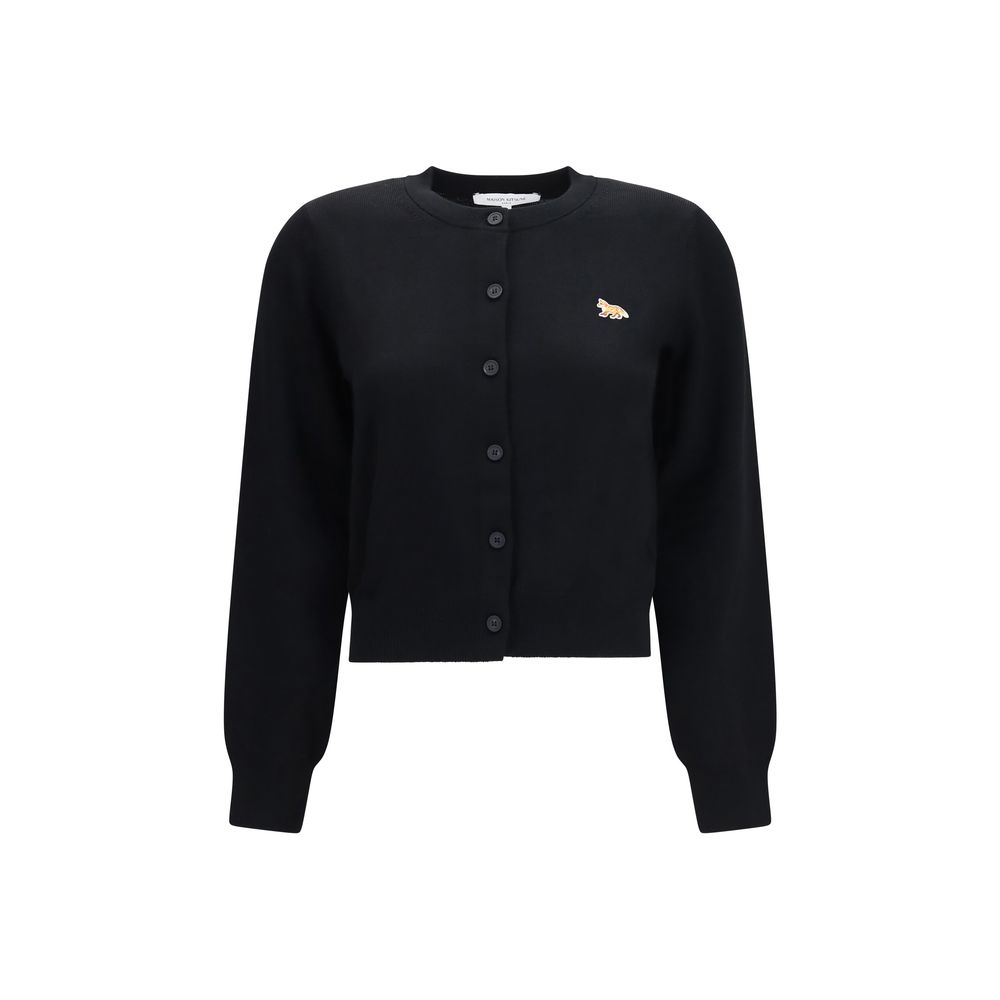 Black Cotton Cardigan