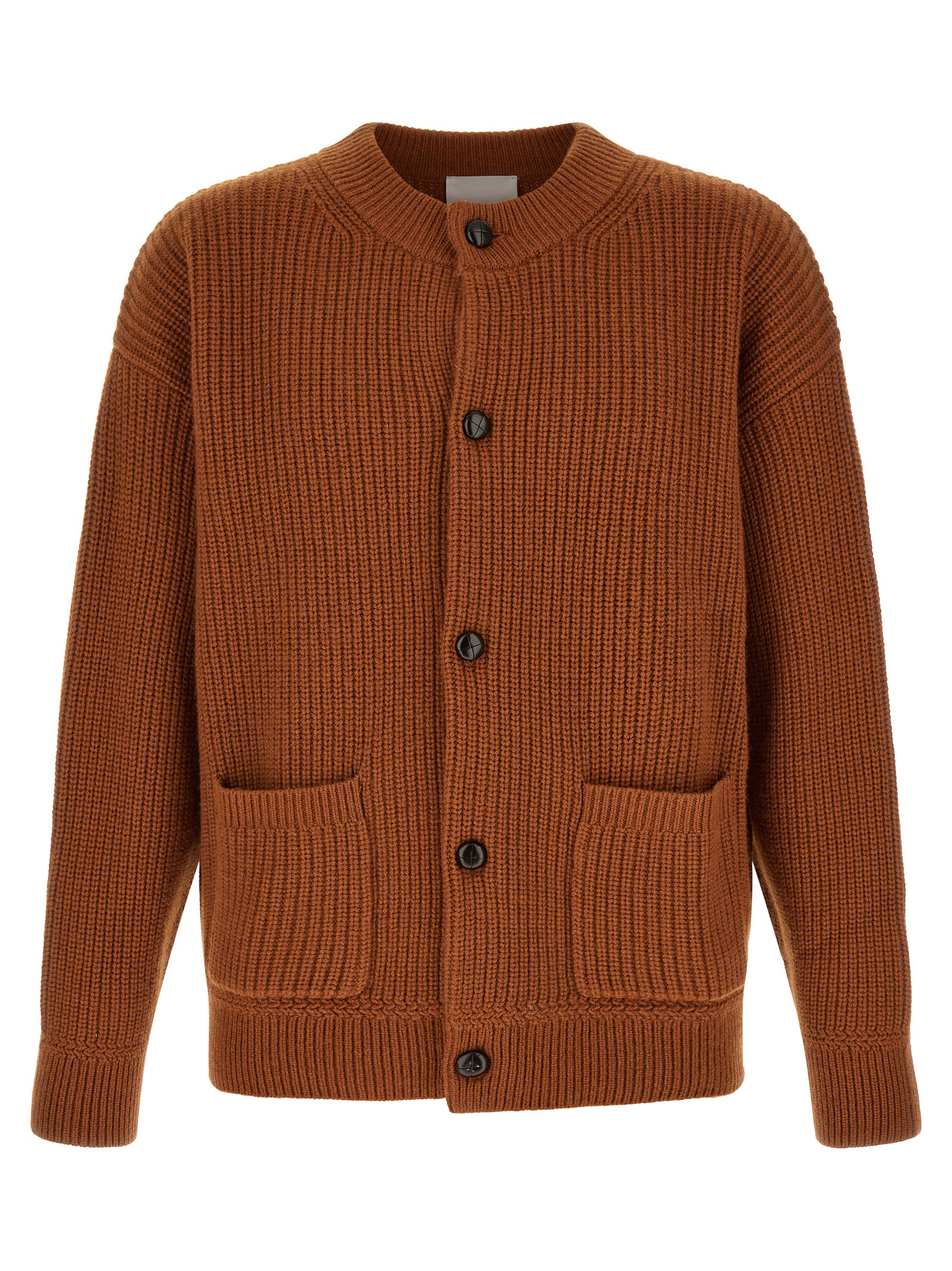 Brown Merino Wool Cardigan