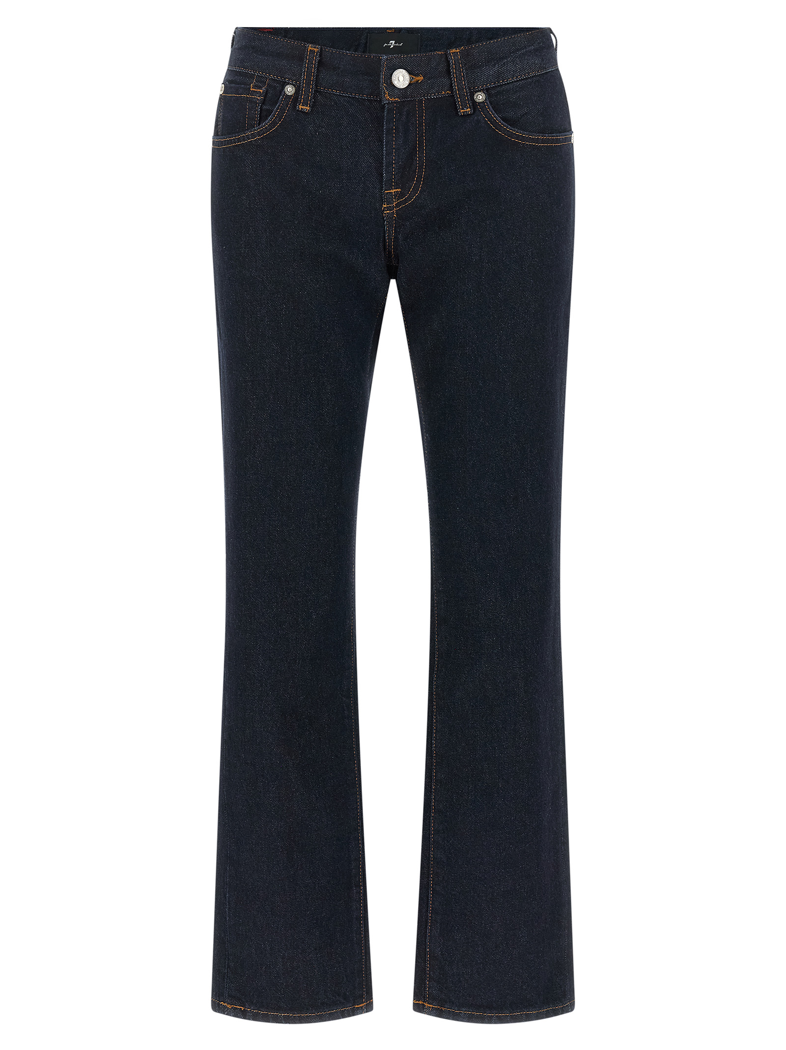 Blue Cotton Bootcut Jeans