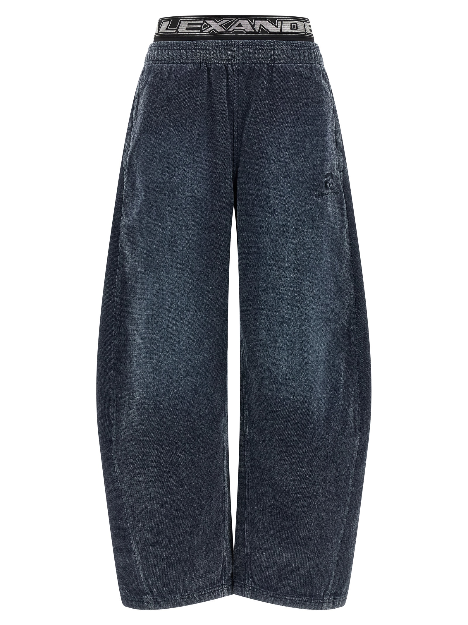 Black Cotton Casual Pants
