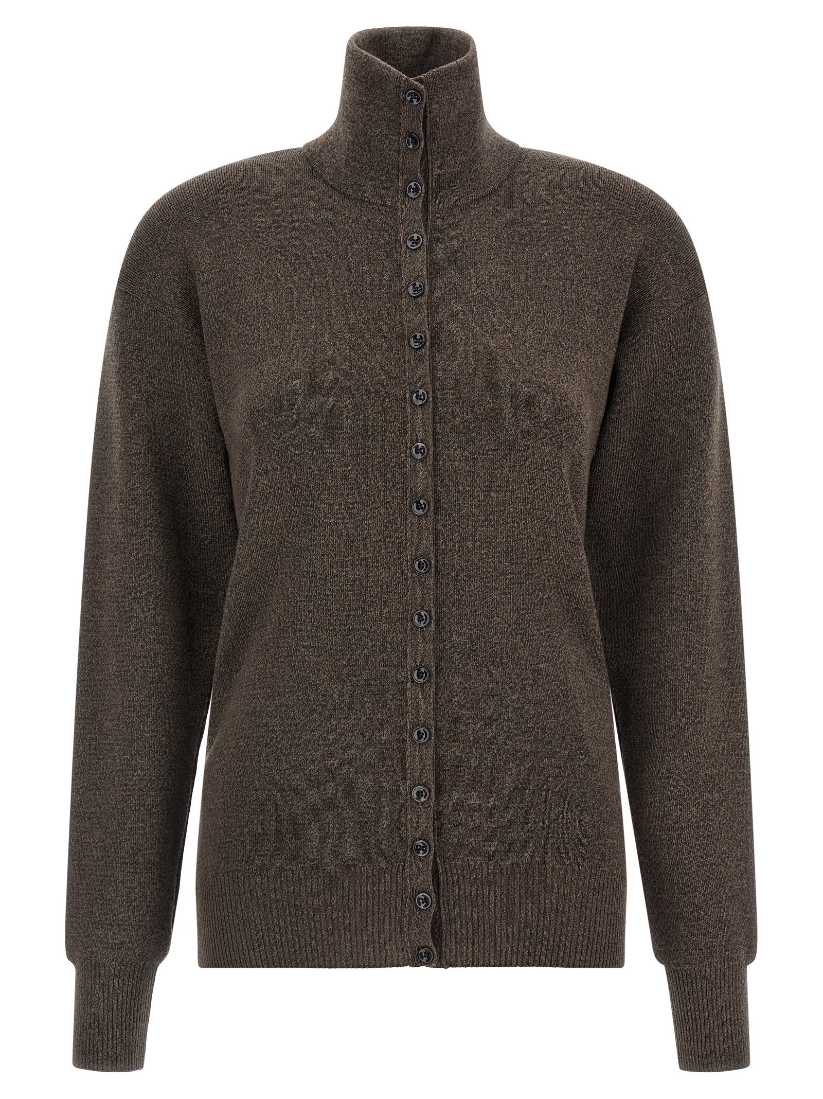 Brown Wool Cardigan