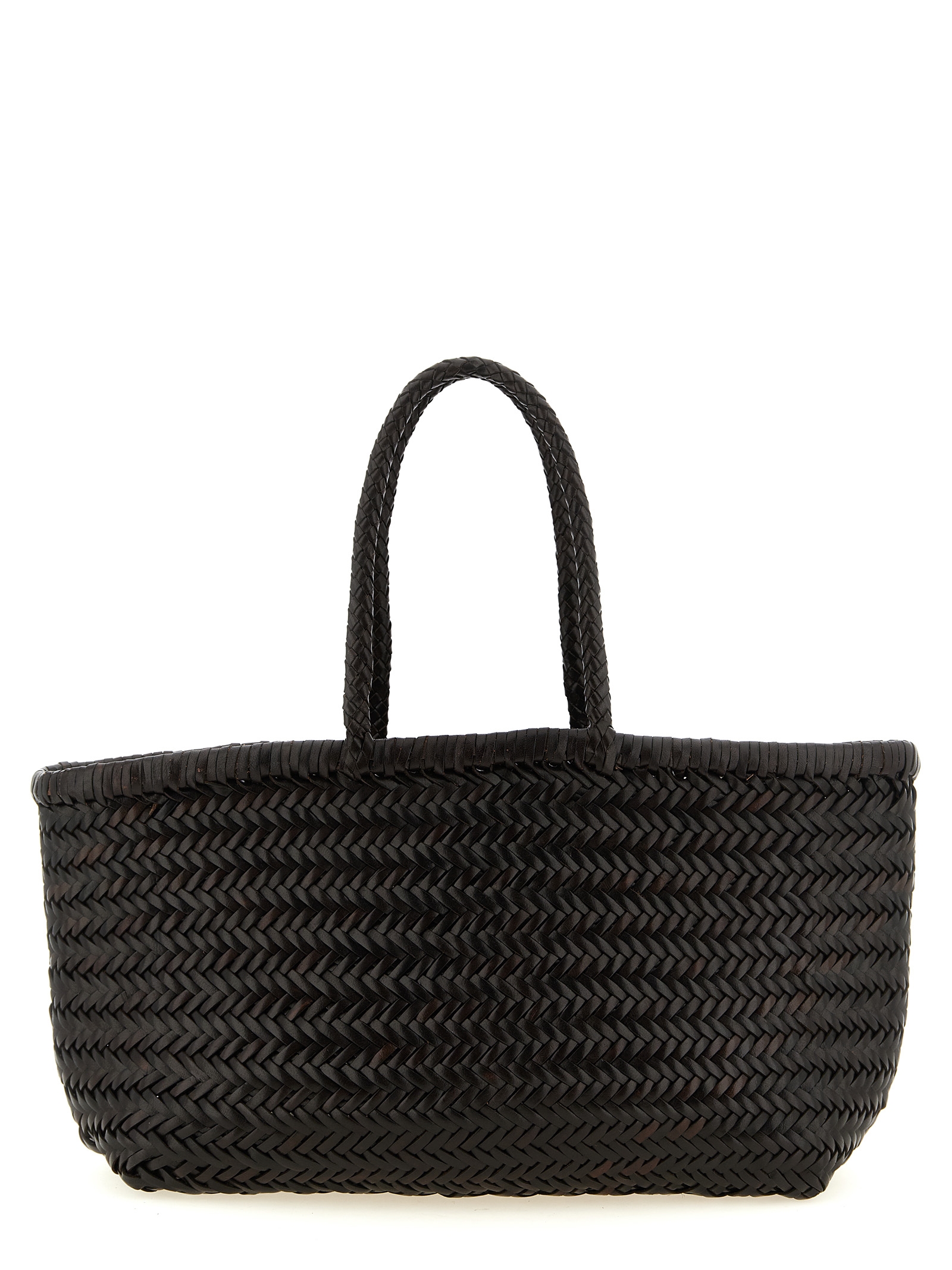Brown Calfskin Shoulder Bag