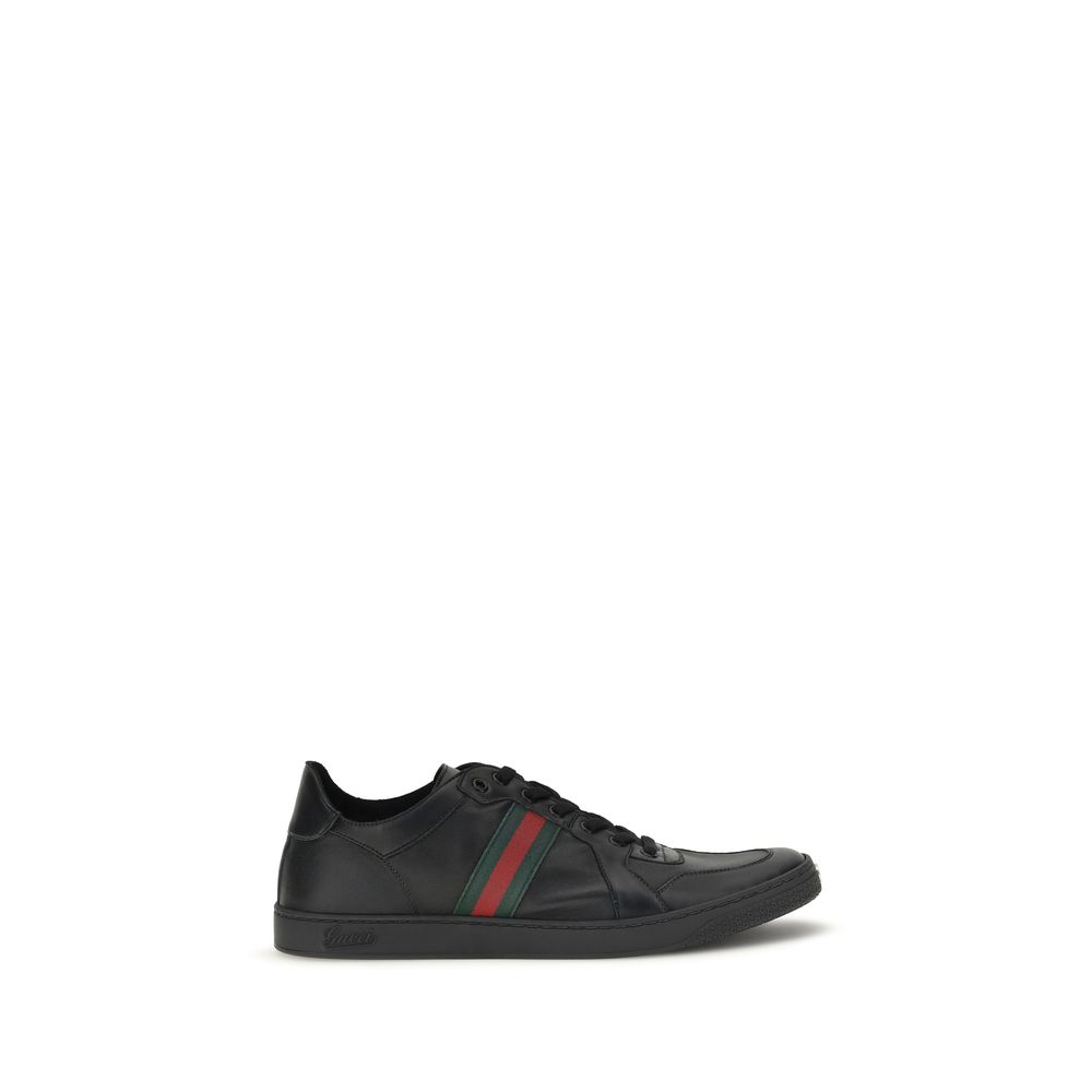 Black Calf Leather Bos Taurus Low Top Sneakers