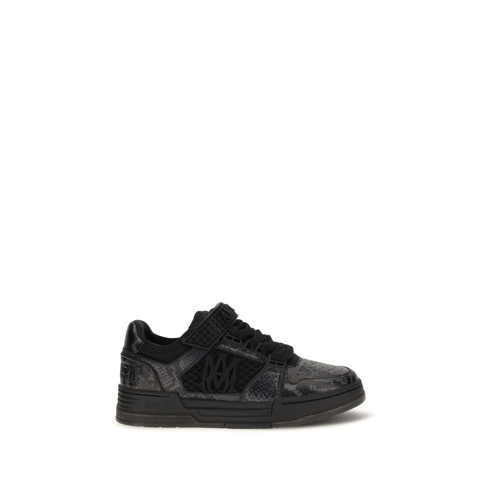Black Calf Leather Bos Taurus Athletic Sneakers