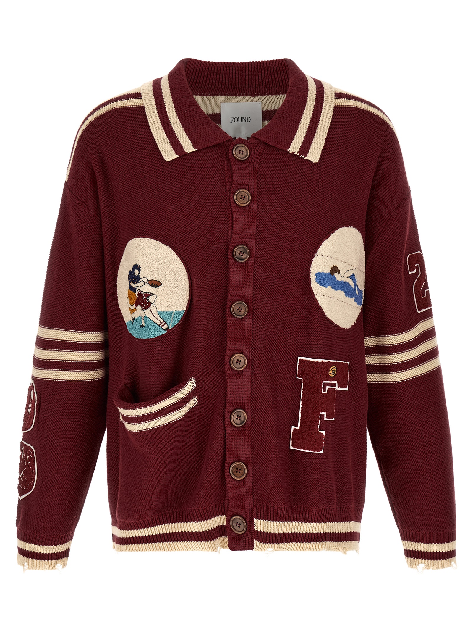 Bordeaux Cotton Cardigan