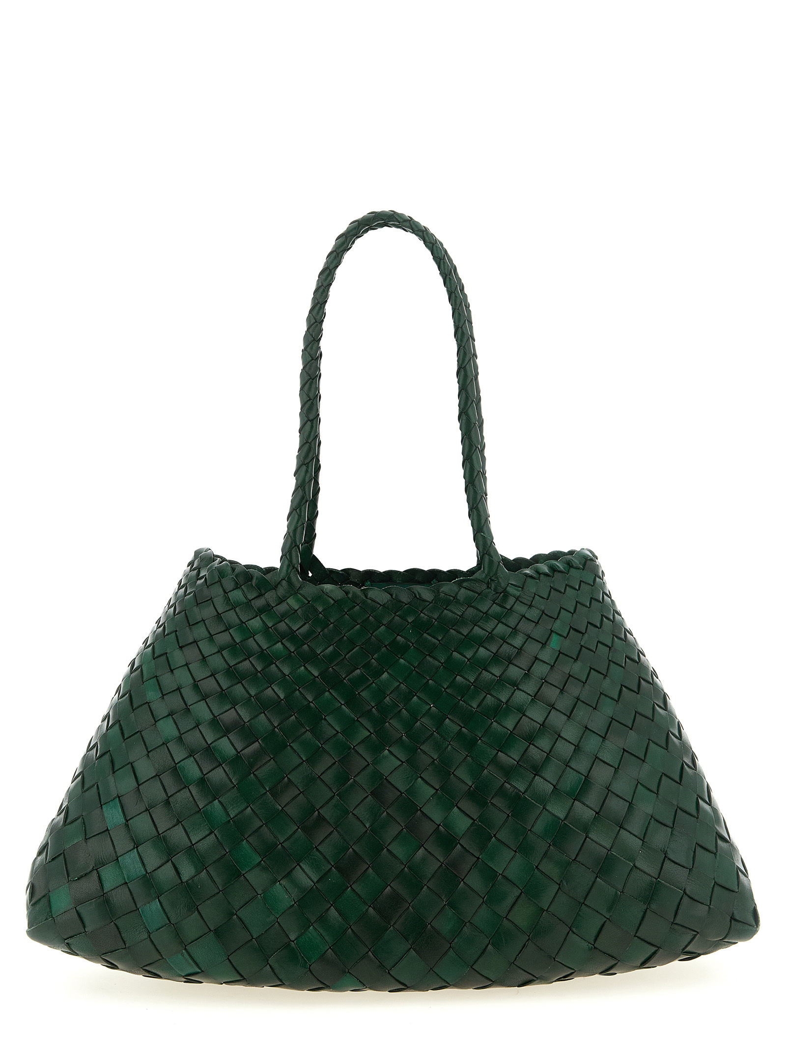 Bicolor Calfskin Shoulder Bag