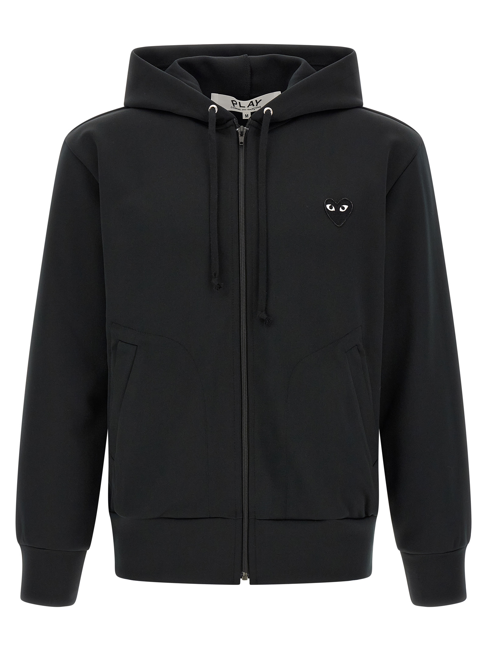 Black Polyester Cardigan