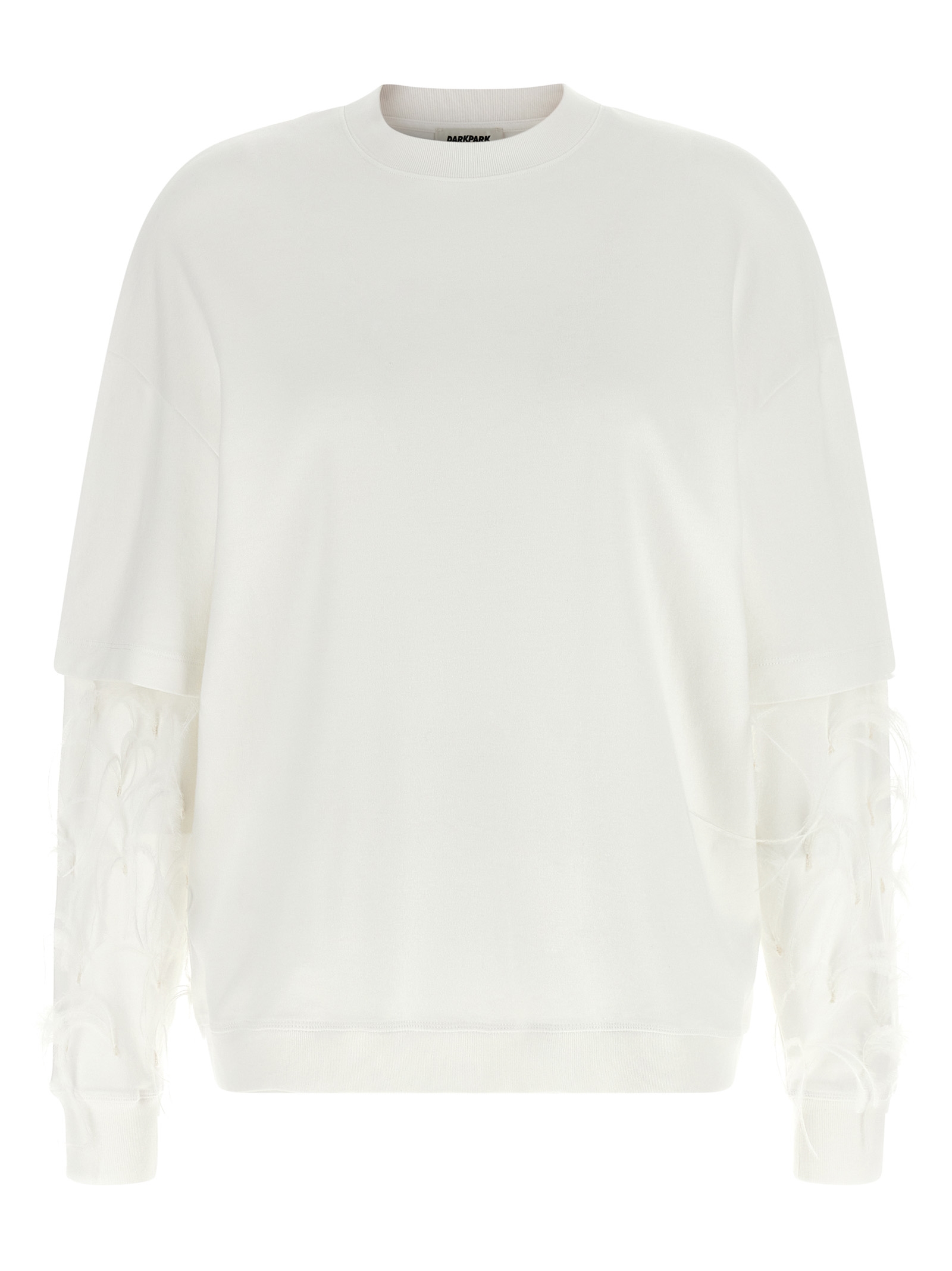 White Cotton Sweatshirt