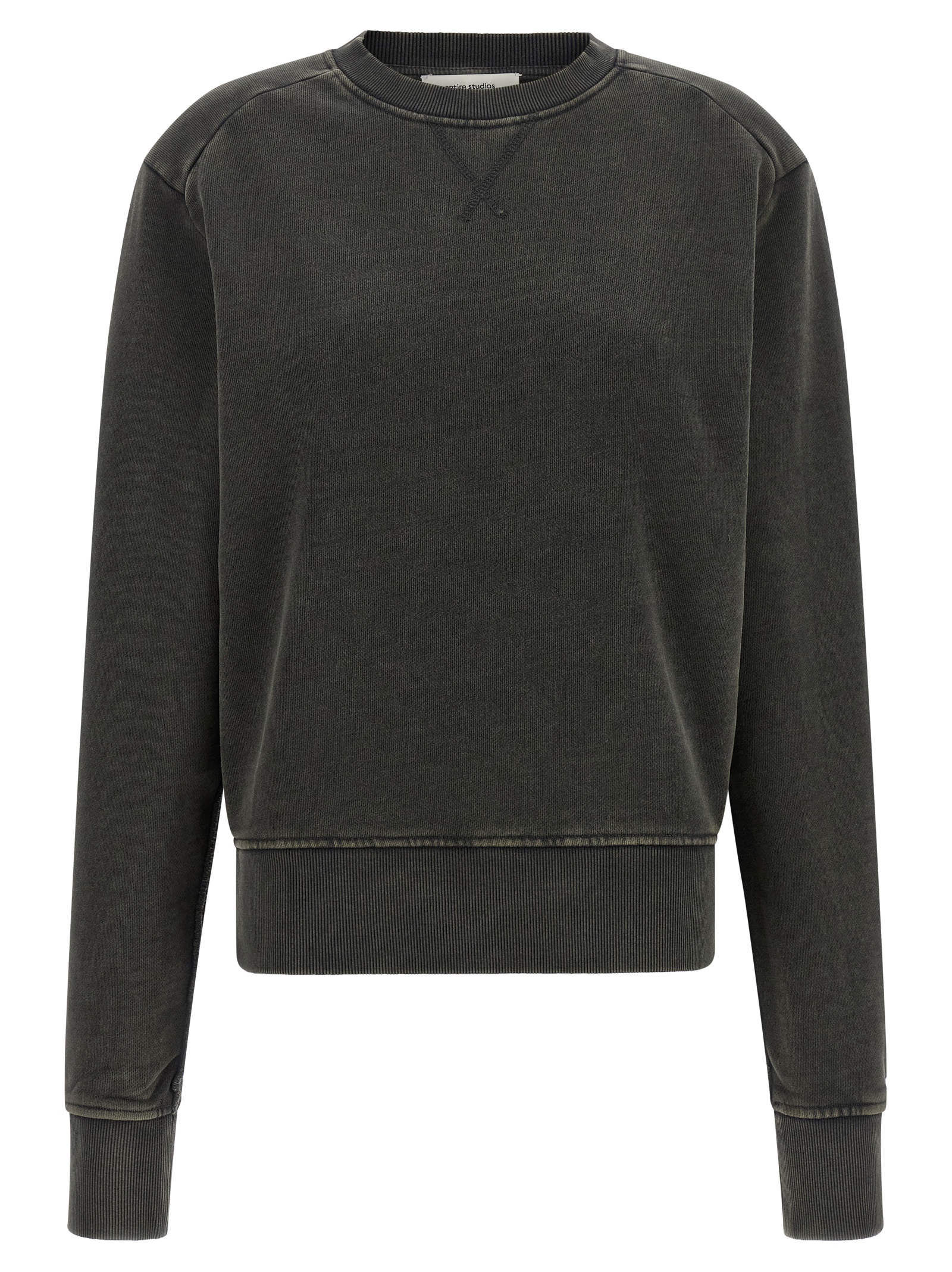 Black Cotton Sweatshirt