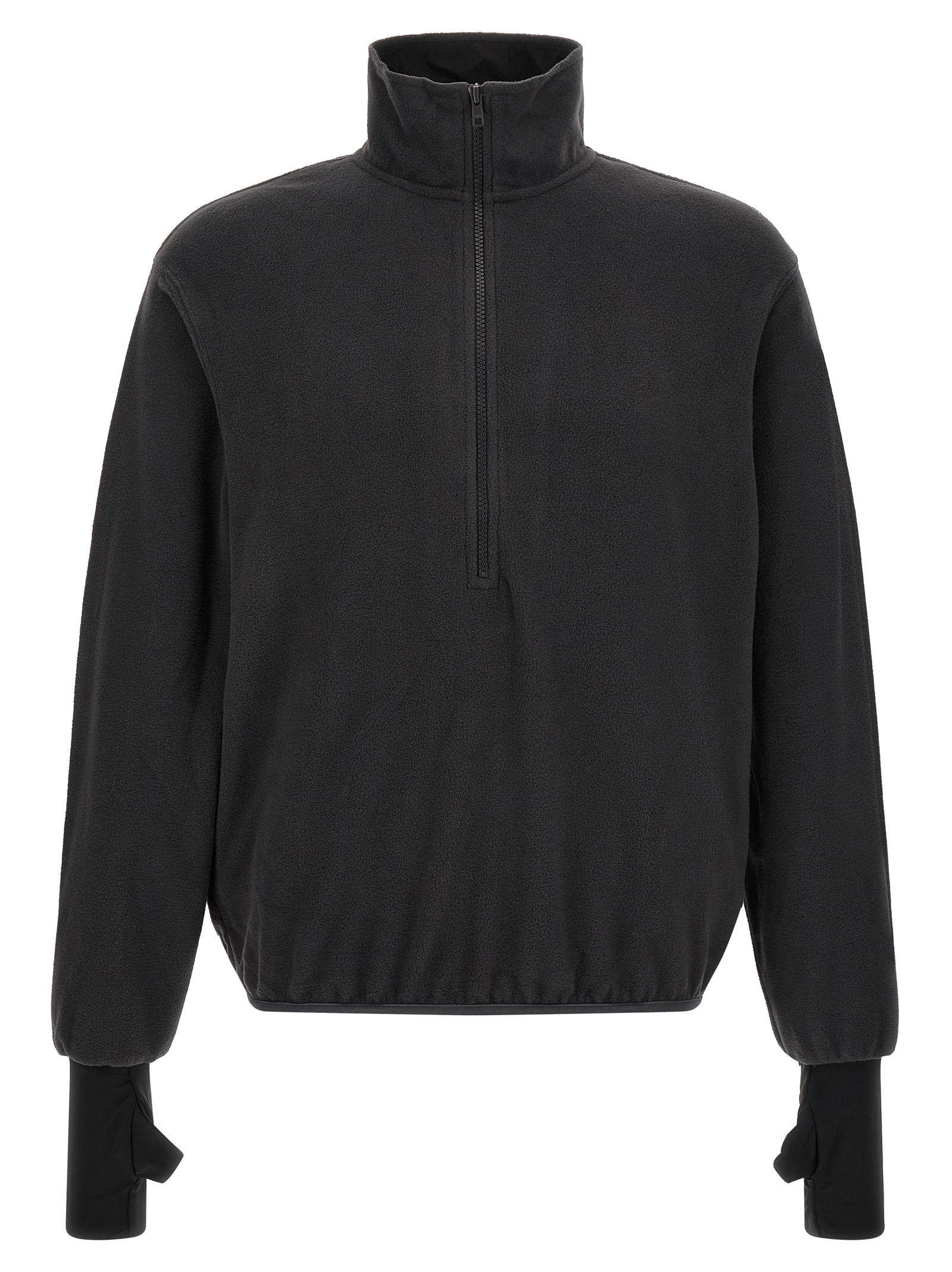 Black Polyester Sweatshirt