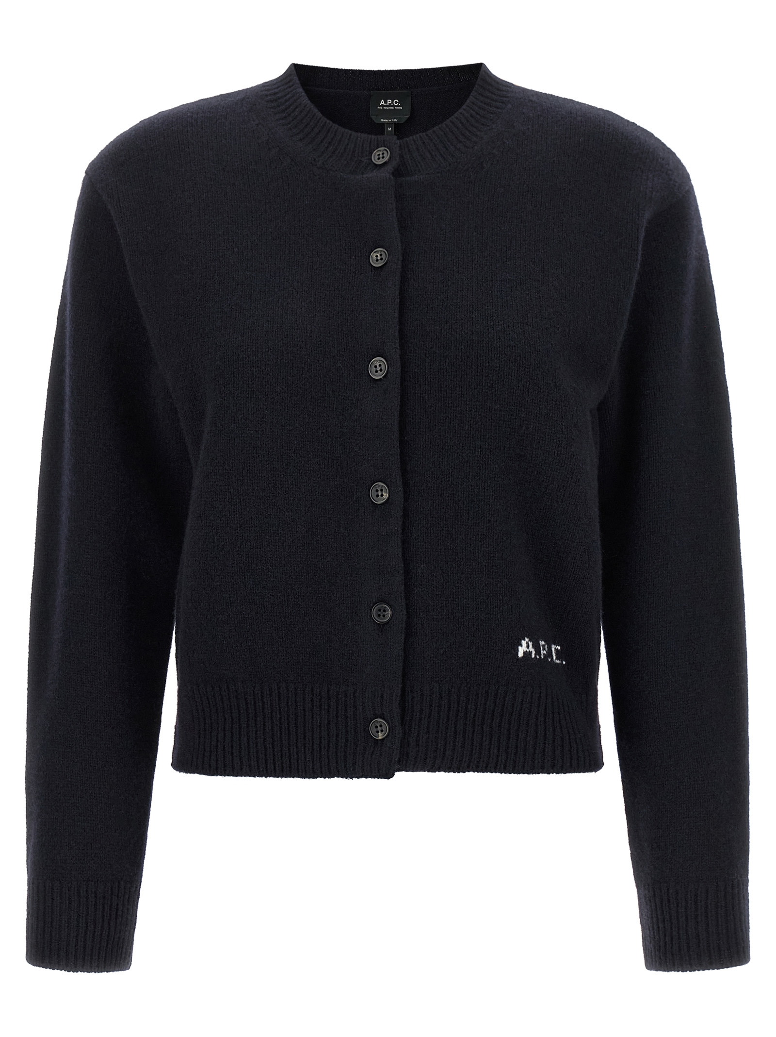 Blue Wool Cardigan