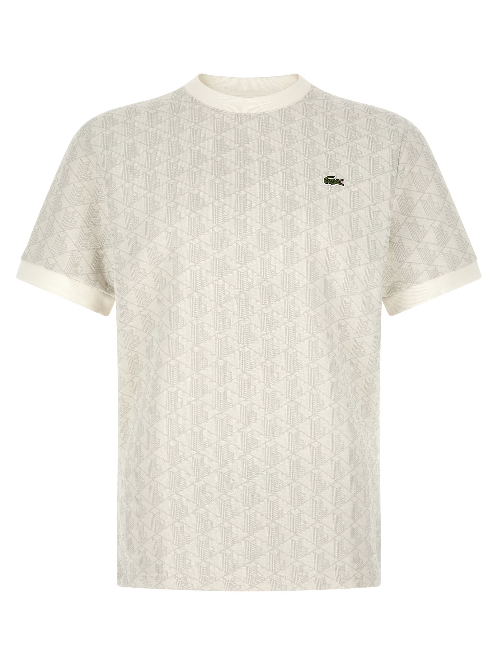 Beige Polyester T-Shirt