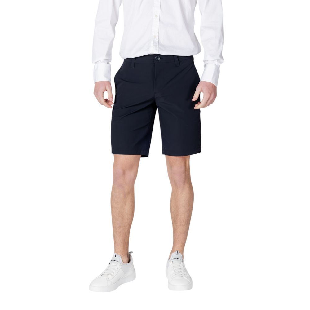 Blue Polyamide Bermuda Shorts