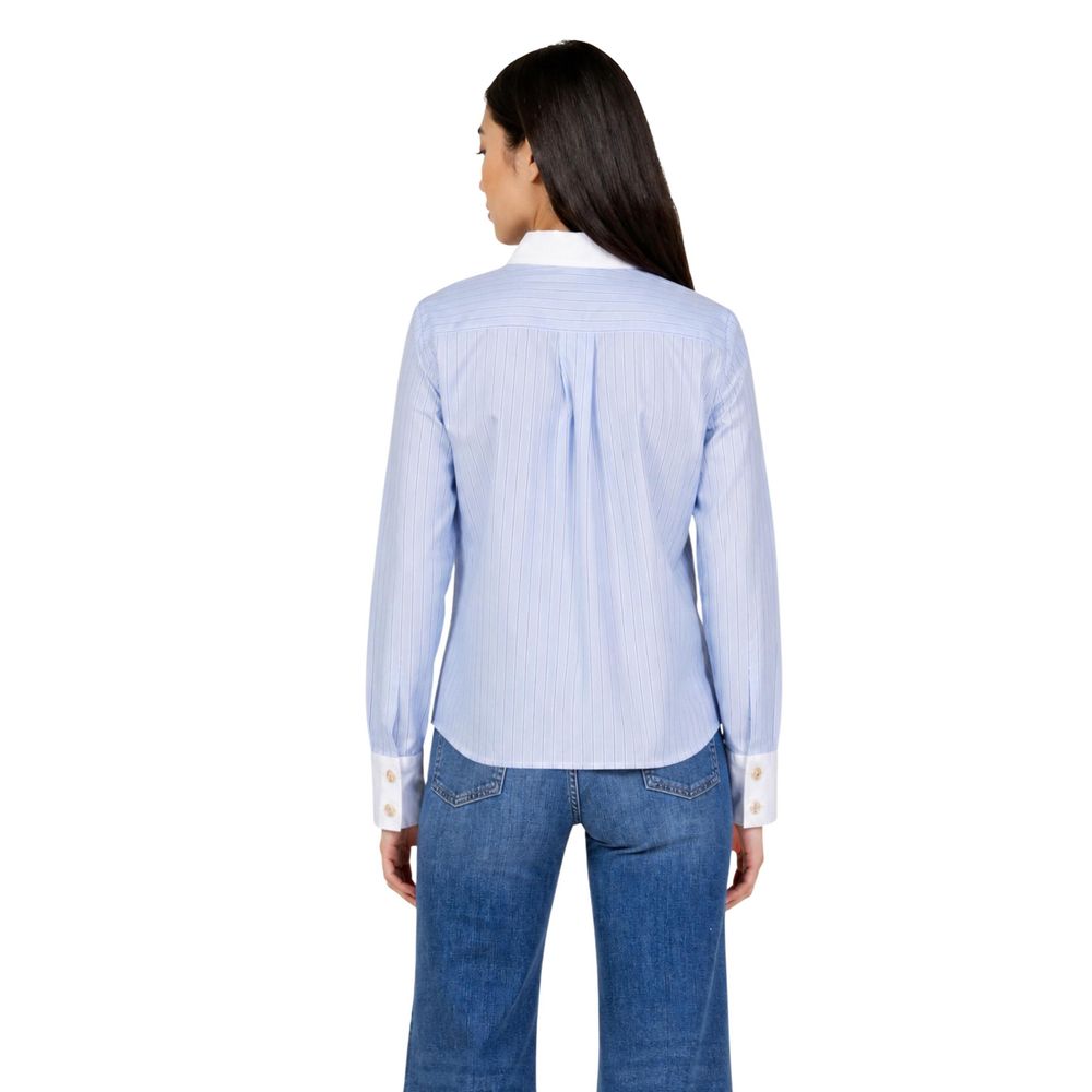 Blue Polyester Blouse 2